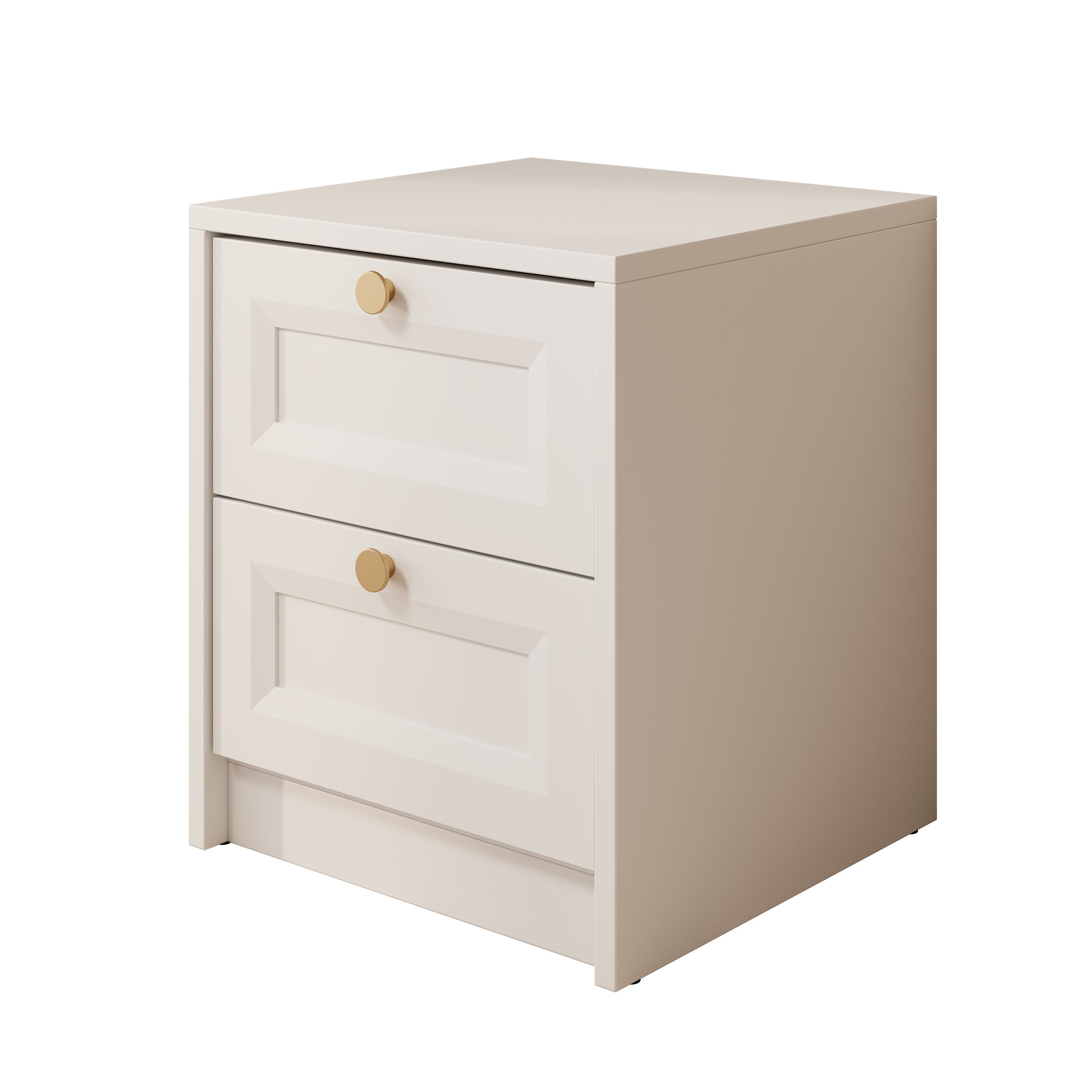 Rumble - Nachtkastje - Wit - 40x40x48 cm