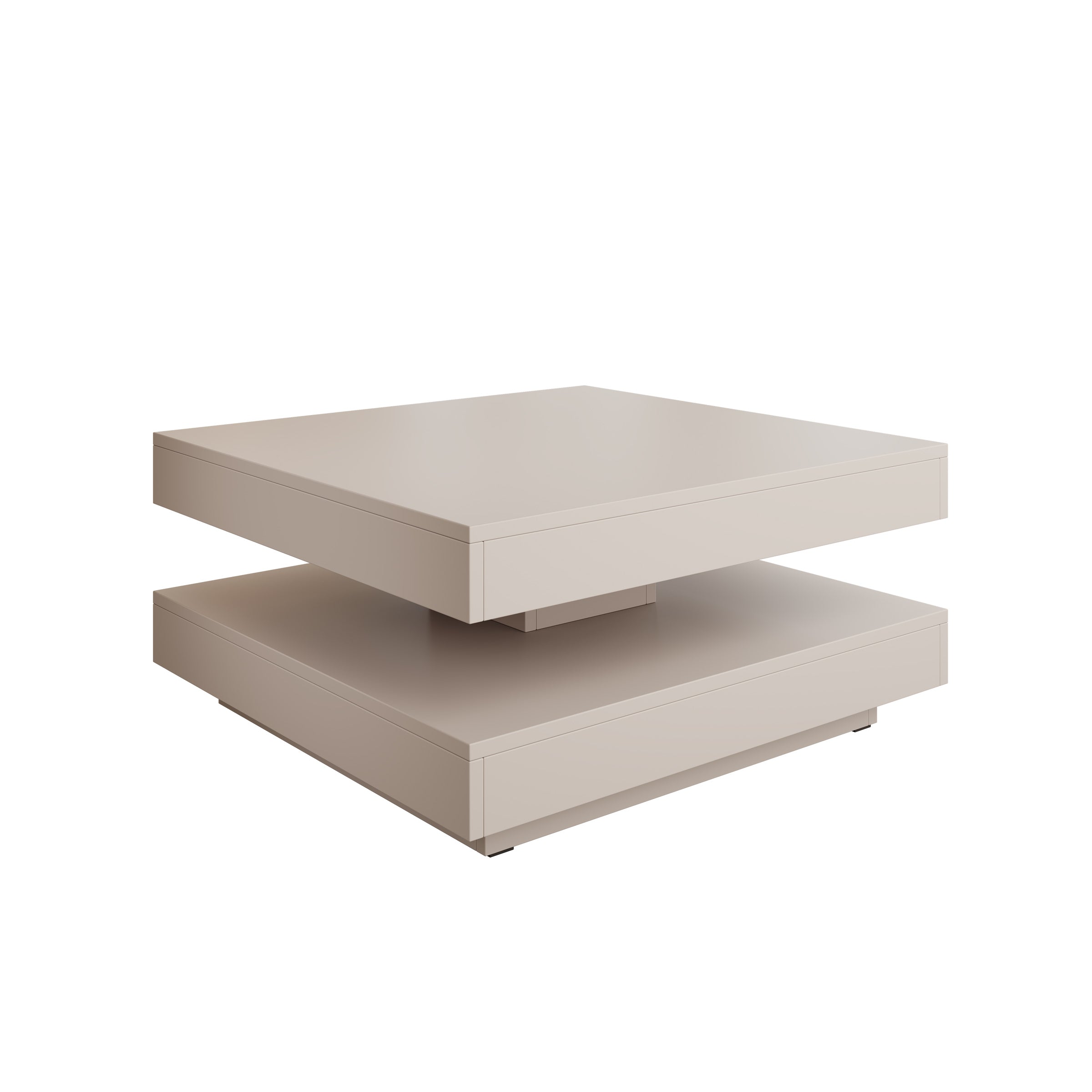 Nao - Salontafel - Beige - 70x70x34 cm
