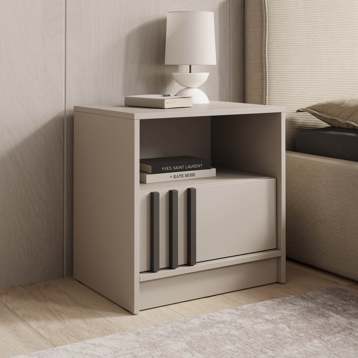 Nauru - Nachtkastje - Beige - 51x38x52 cm