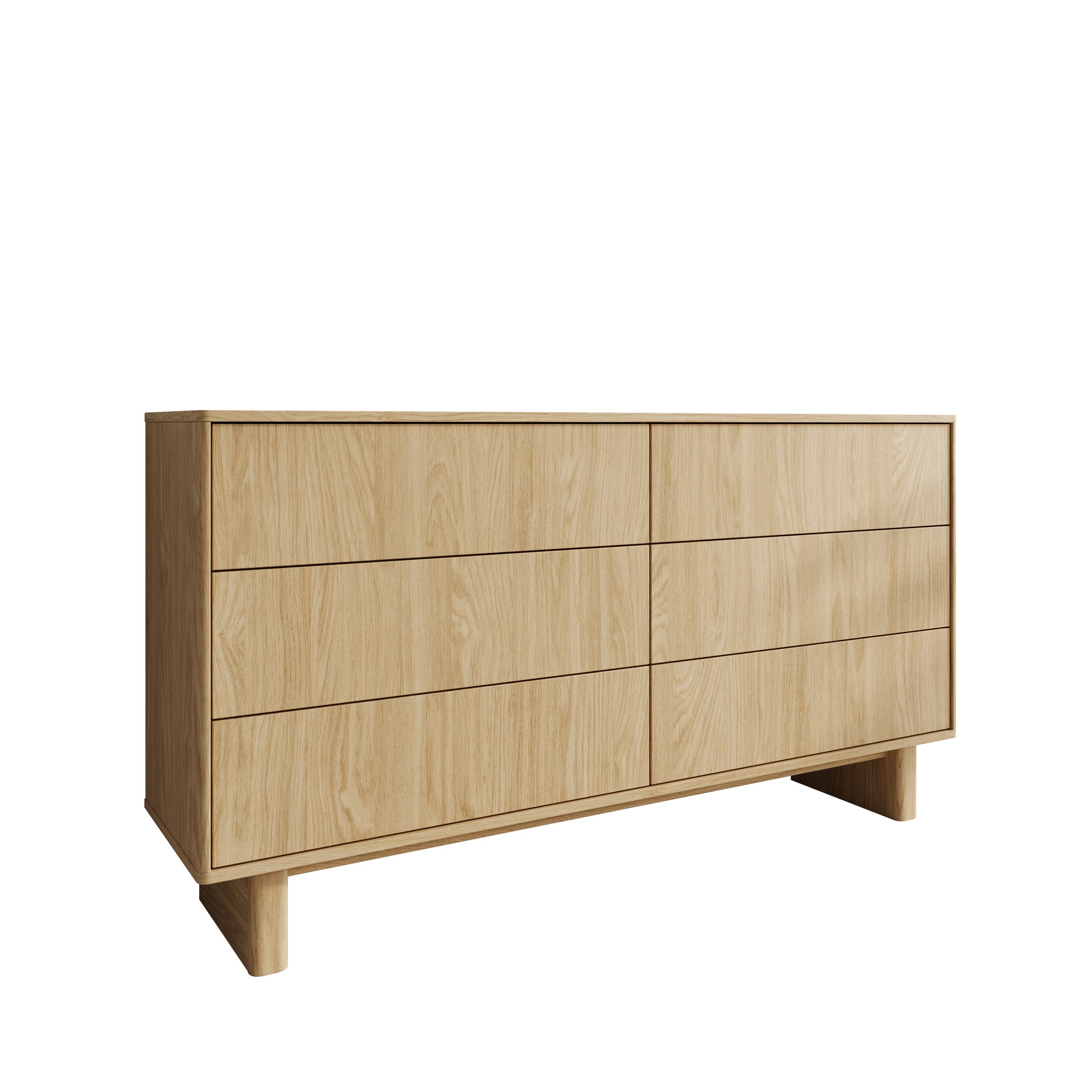 Navello - Dressoir - Licht eikenpatroon - 154x38x83 cm
