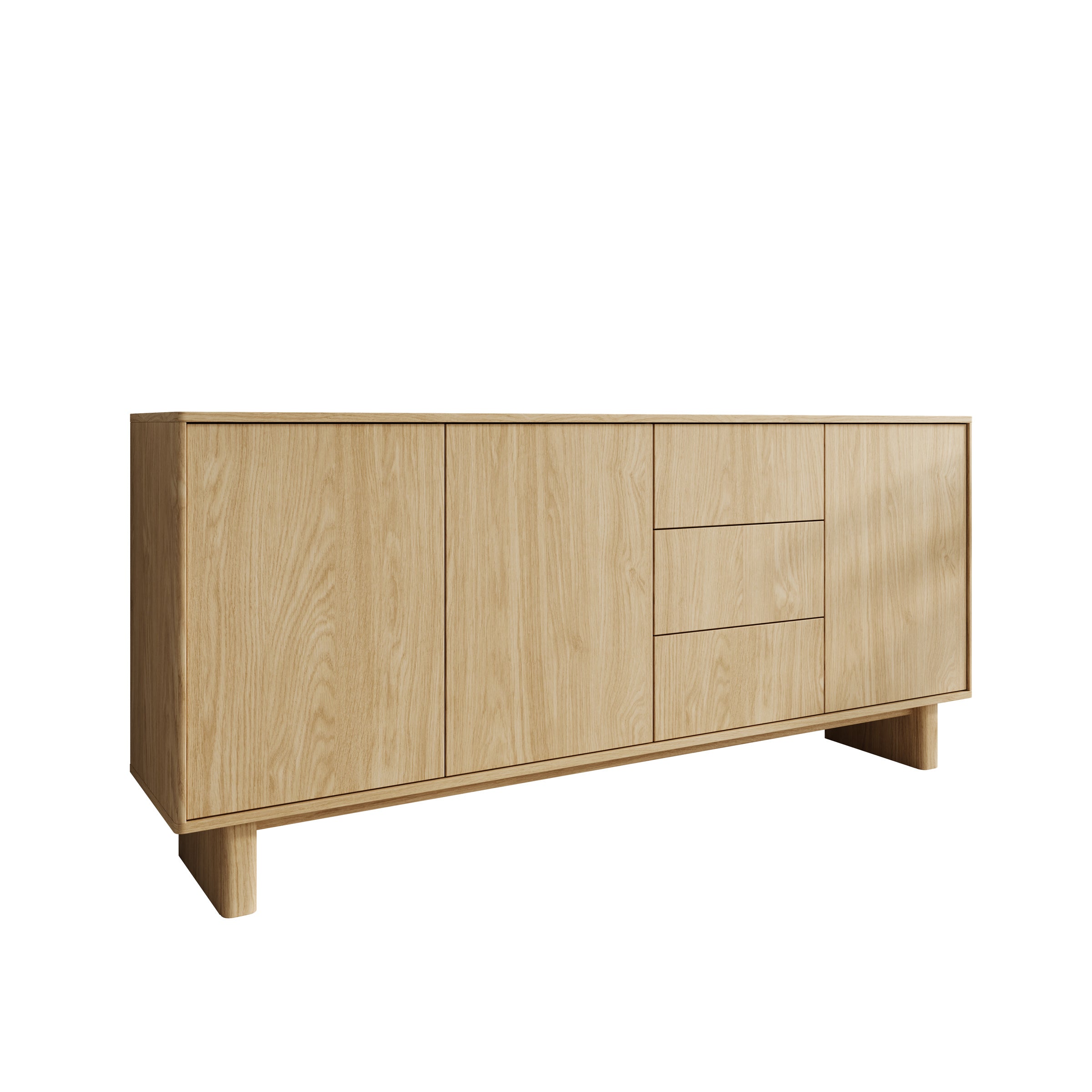 Navello - Dressoir - Licht eikenpatroon - 183x38x83 cm