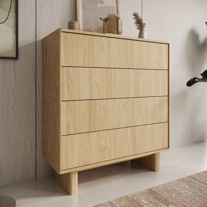 Navello - Ladekast - Licht eikenpatroon - 94x38x104 cm