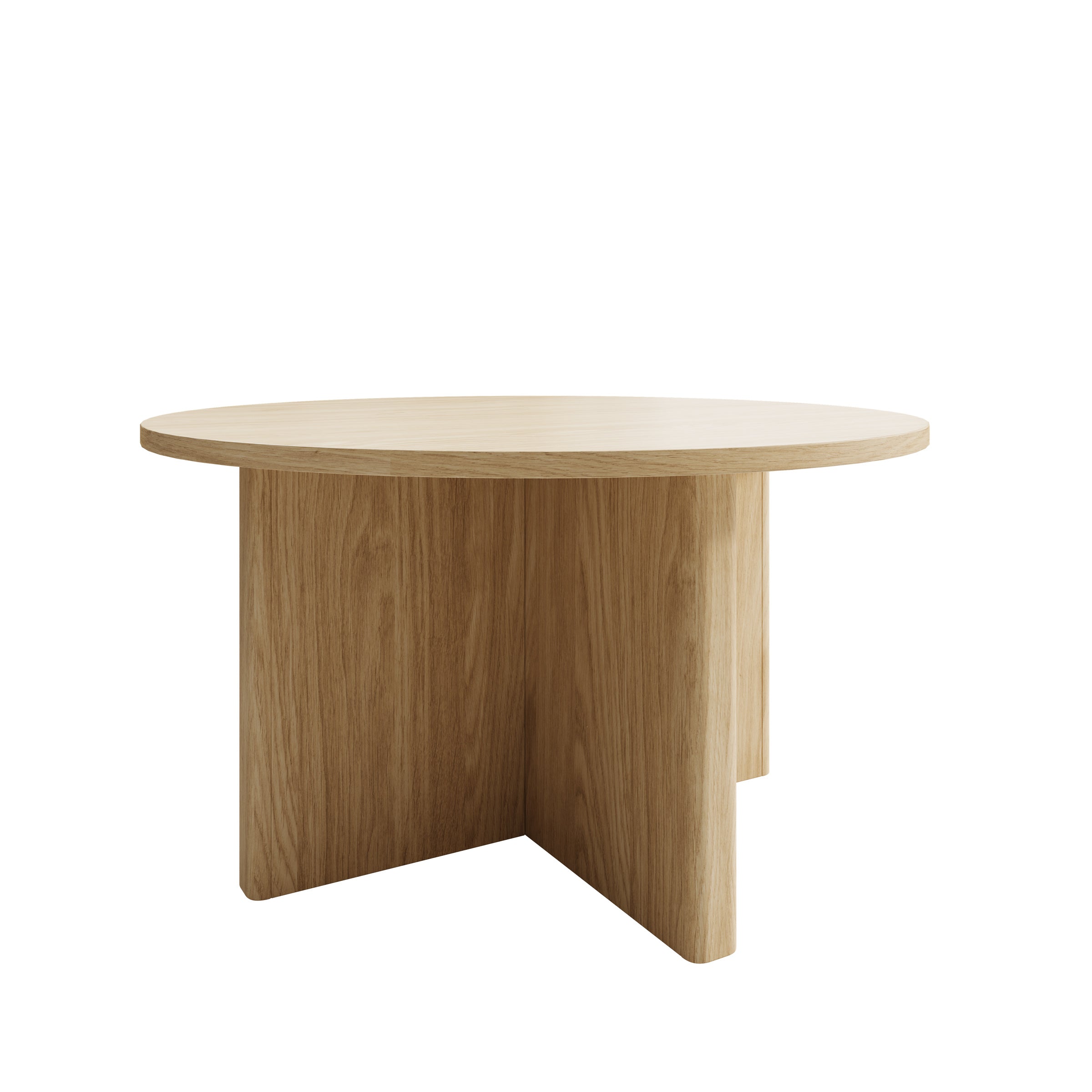 Navello - Salontafel - Licht eikenpatroon - 90x90x49 cm