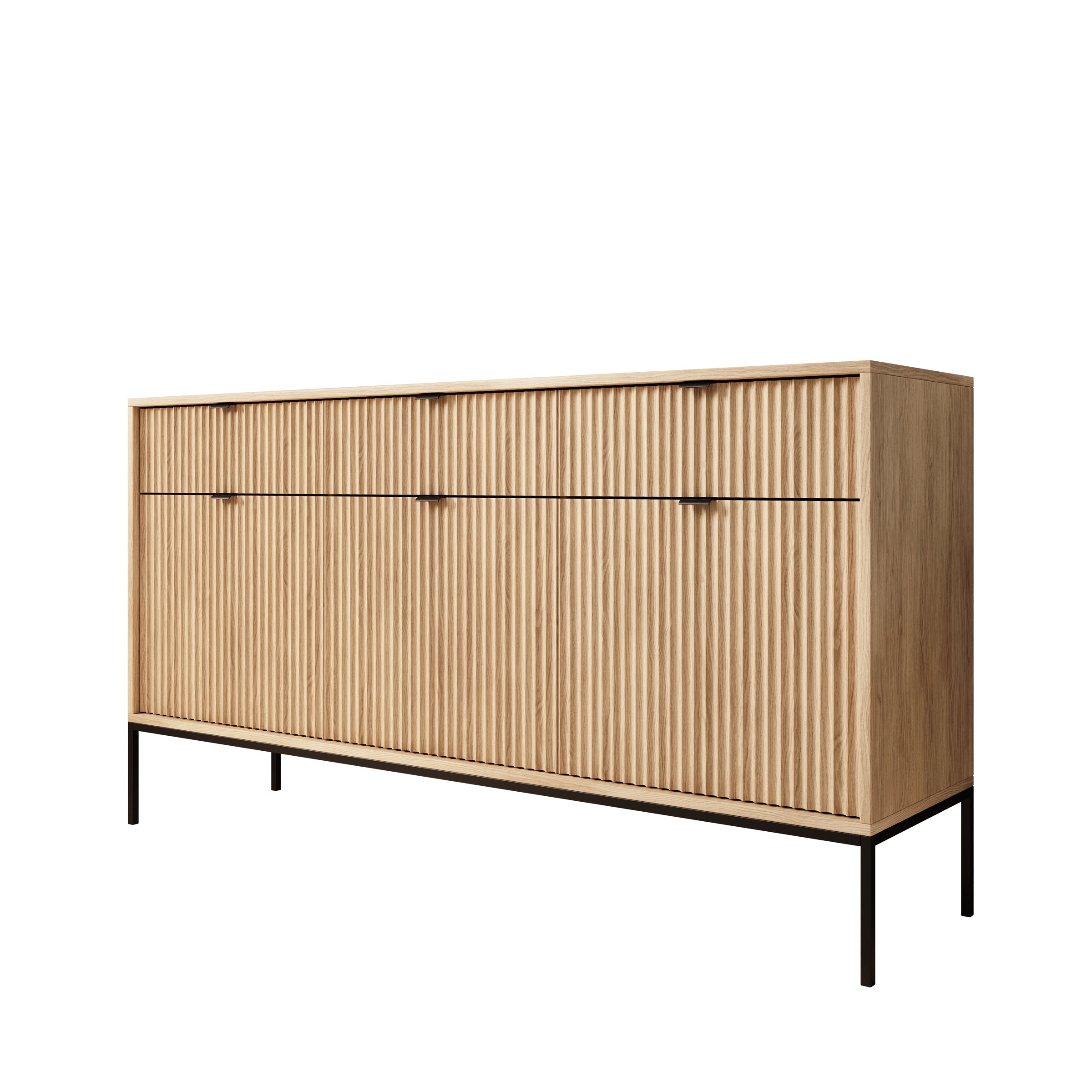 Navil - Dressoir - Eikenpatroon - 154x39x83 cm