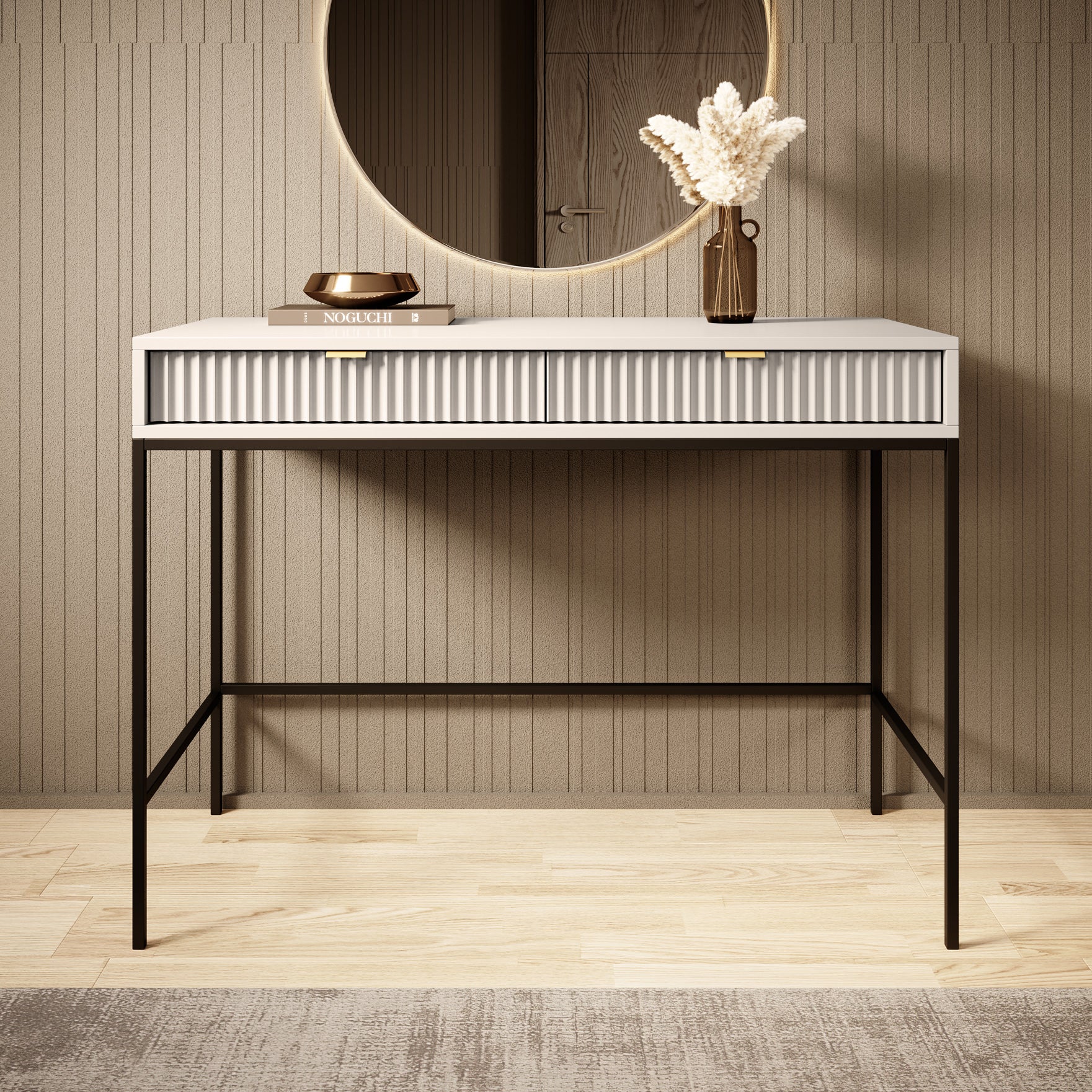 Navil - Kaptafel - Beige - 104x50 cm