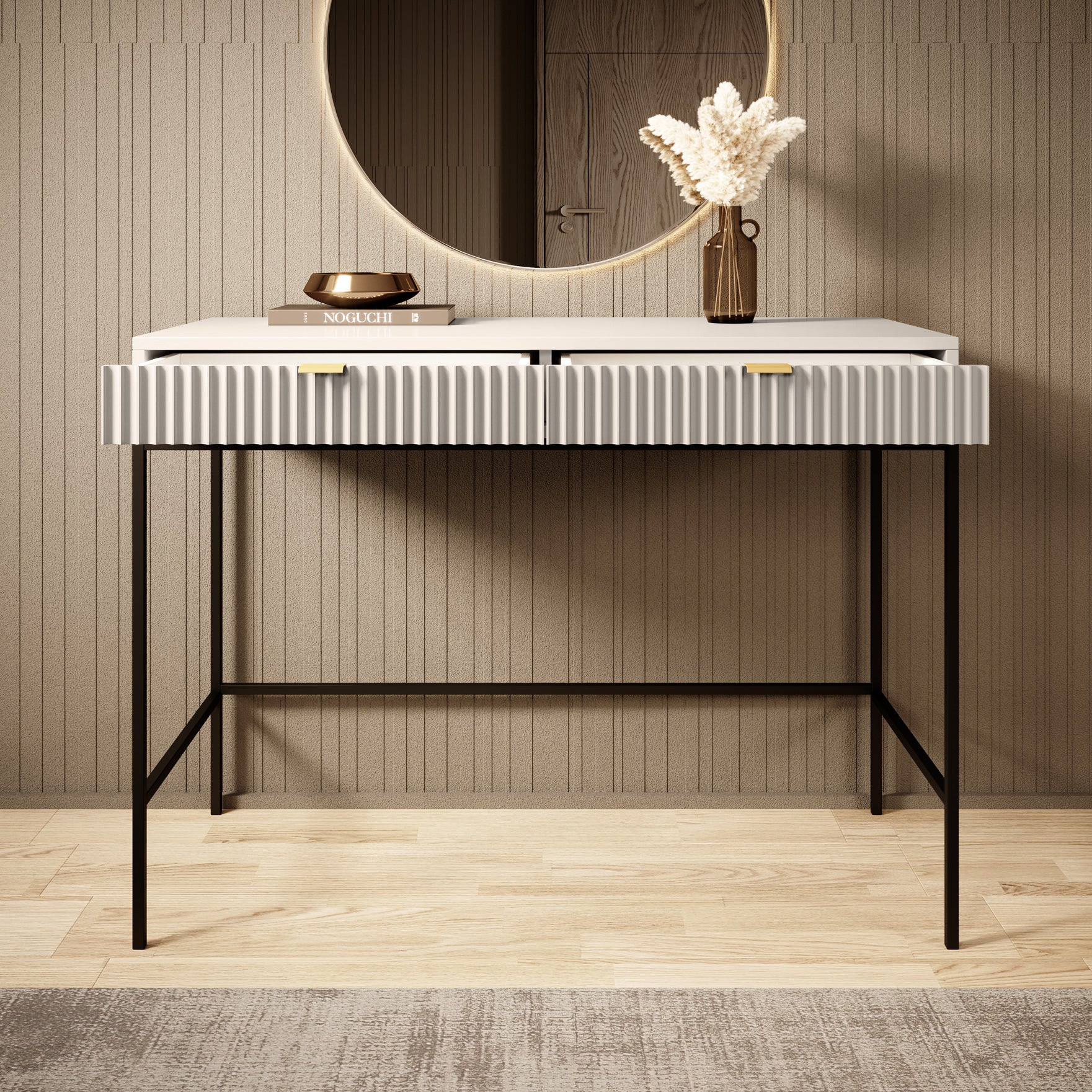 Navil - Kaptafel - Beige - 104x50 cm