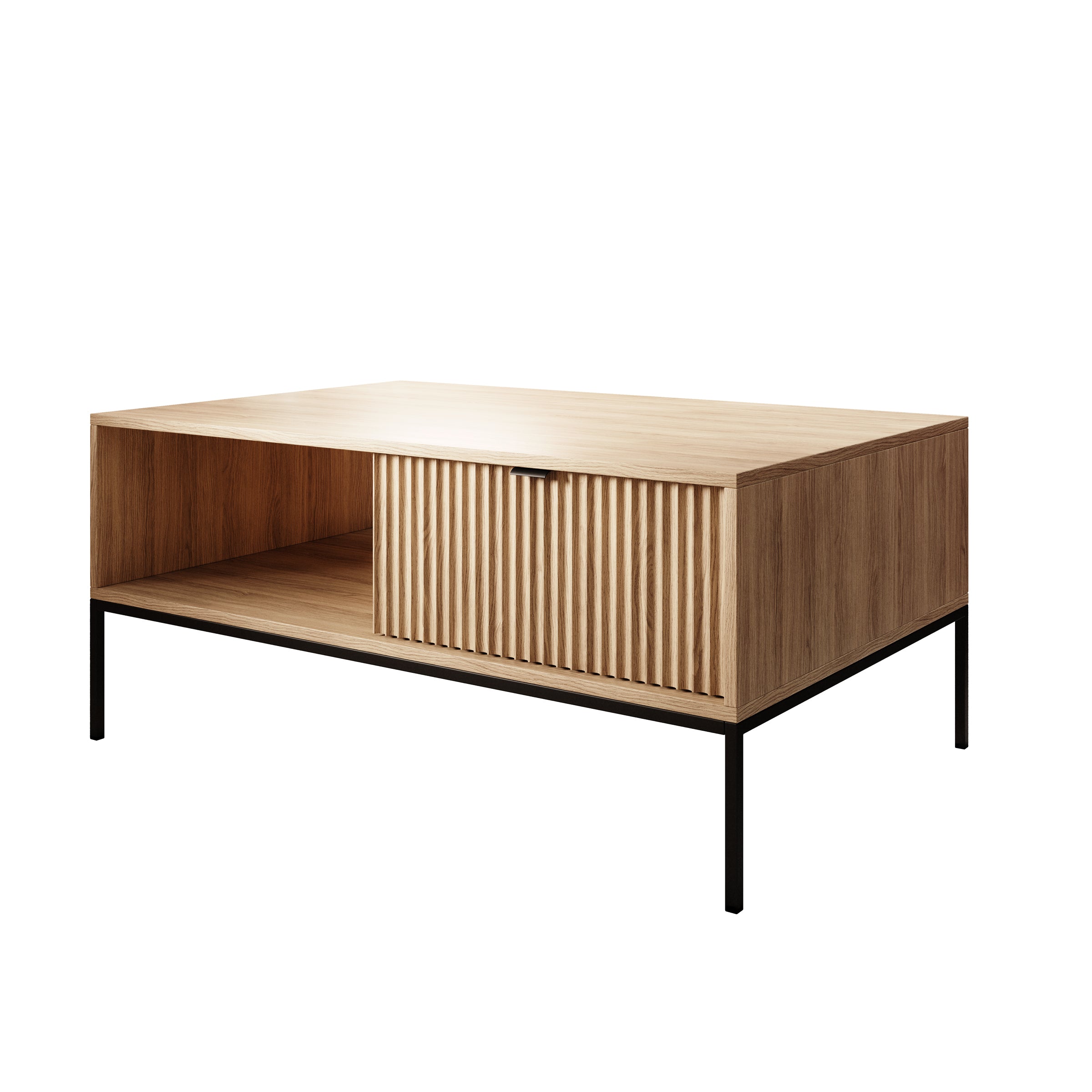Navil - Salontafel - Eikenpatroon - 104x68x46 cm