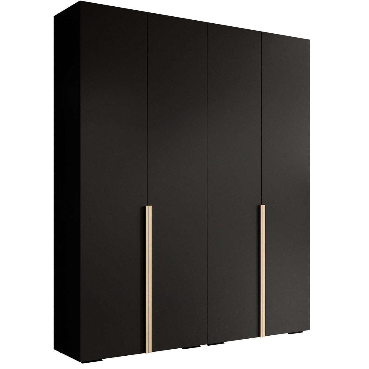 Nexus - Kledingkast - Mat zwart - 200x47x237 cm