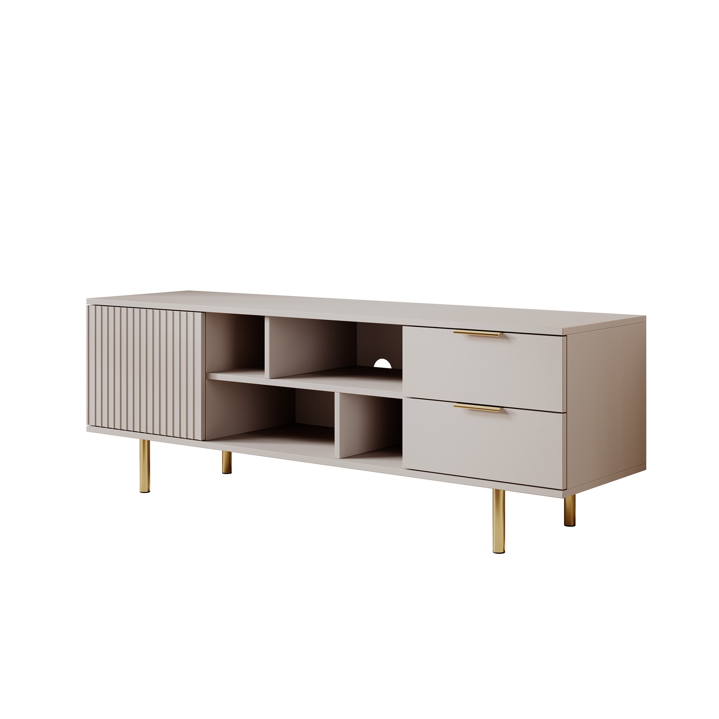 Nicola - TV-Meubel - Beige  - 150x41x52 cm