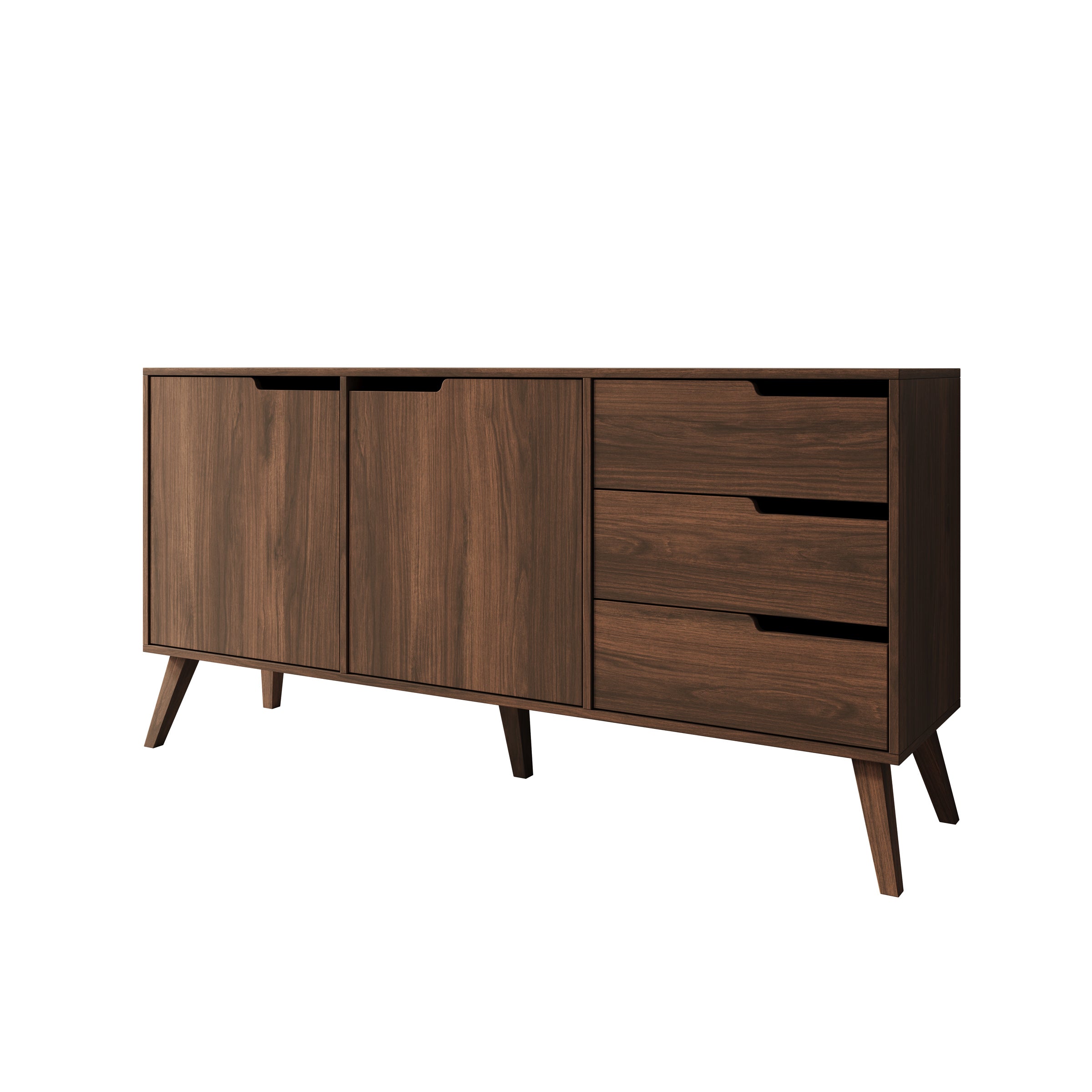 Nido - Dressoir - Donker eikenpatroon - 160x40x80 cm