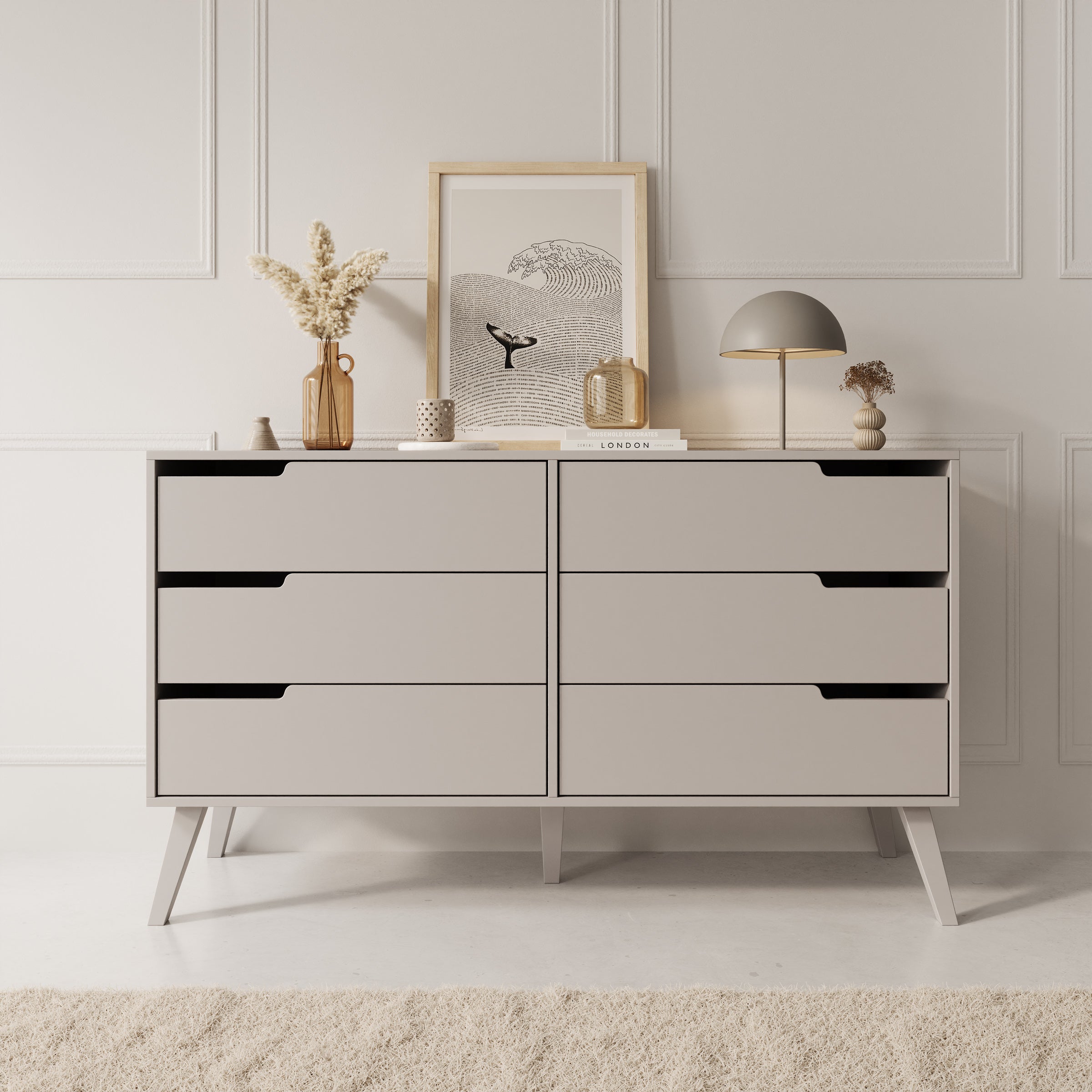 Nido - Ladekast - Beige - 137x40x80 cm