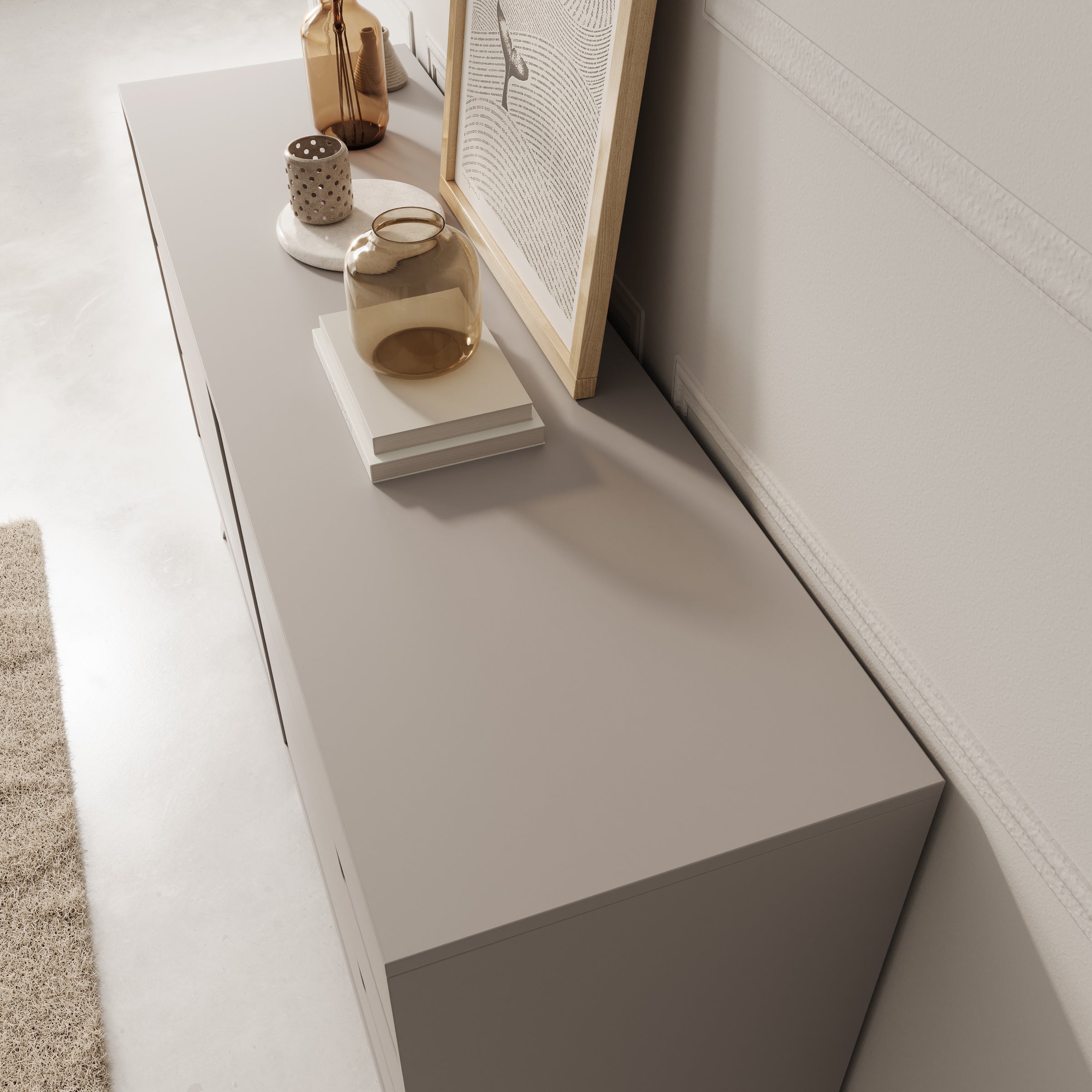Nido - Ladekast - Beige - 137x40x80 cm