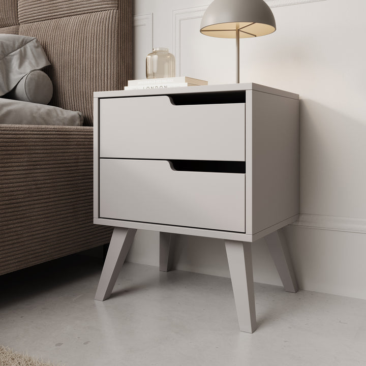 Nido - Nachtkastje rechts - Beige - 45x35x55 cm