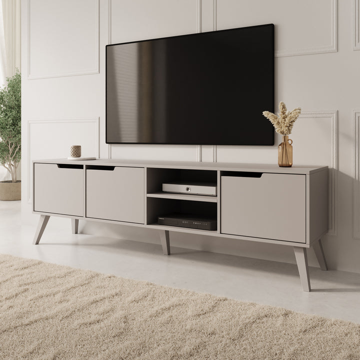 Nido - TV-Meubel - Beige - 180x40x55 cm