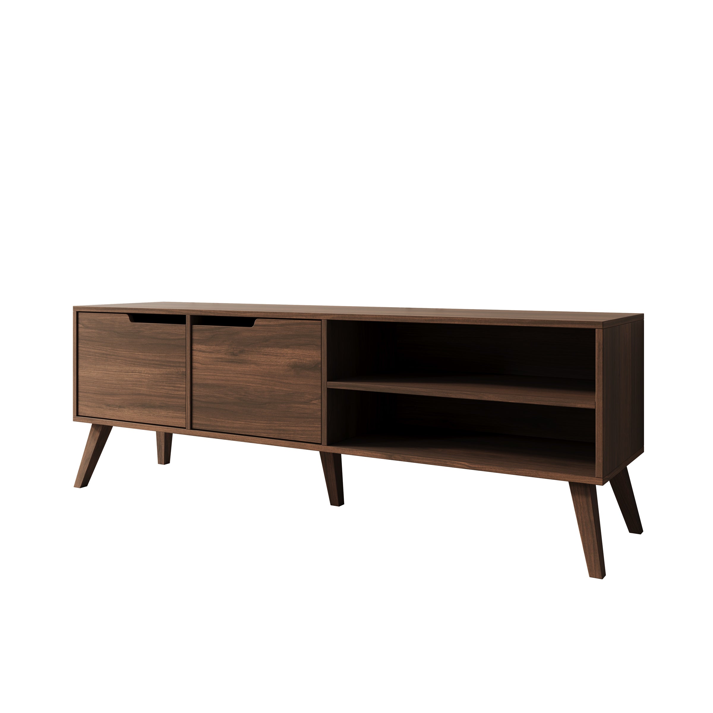 Nido - TV-Meubel - Donker eikenpatroon - 160x40x55 cm