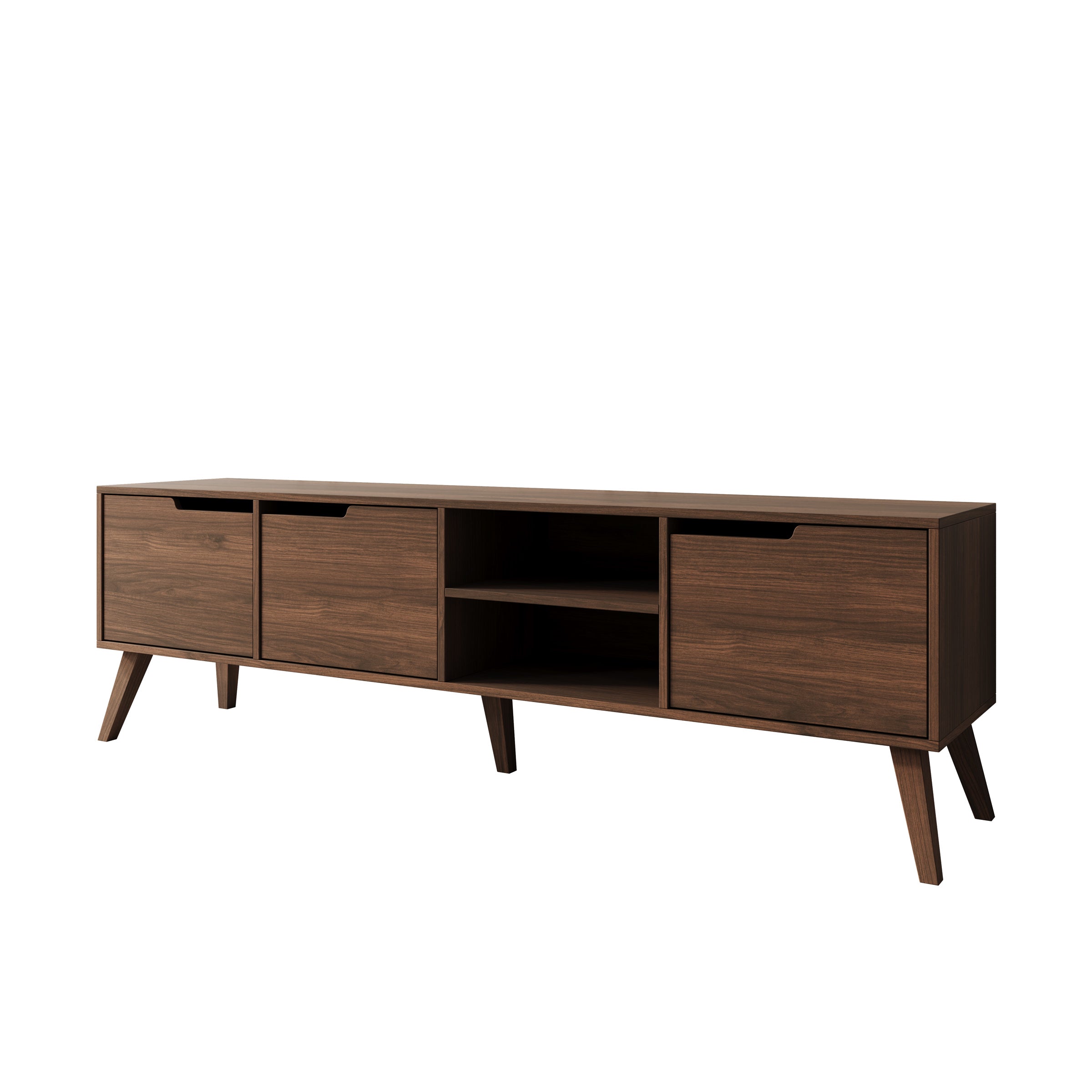 Nido - TV-Meubel - Donker eikenpatroon - 180x40x55 cm