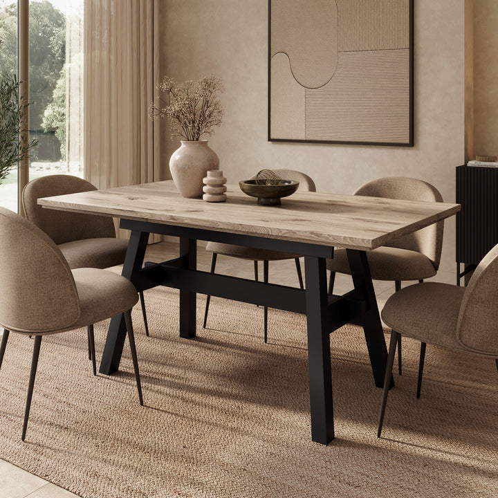 Nomad - Eetkamertafel - Eikenpatroon - 160x90x76 cm