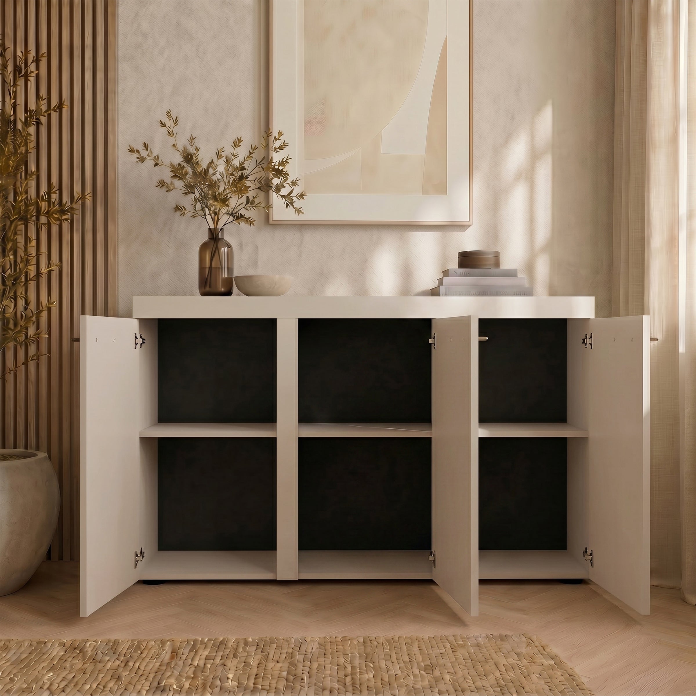 Norda - Dressoir - Beige - 149x40x82 cm