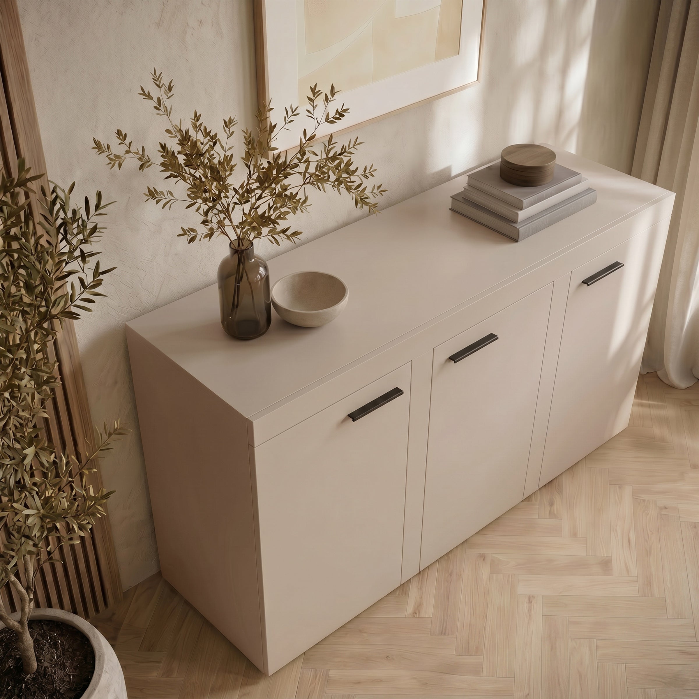 Norda - Dressoir - Beige - 149x40x82 cm