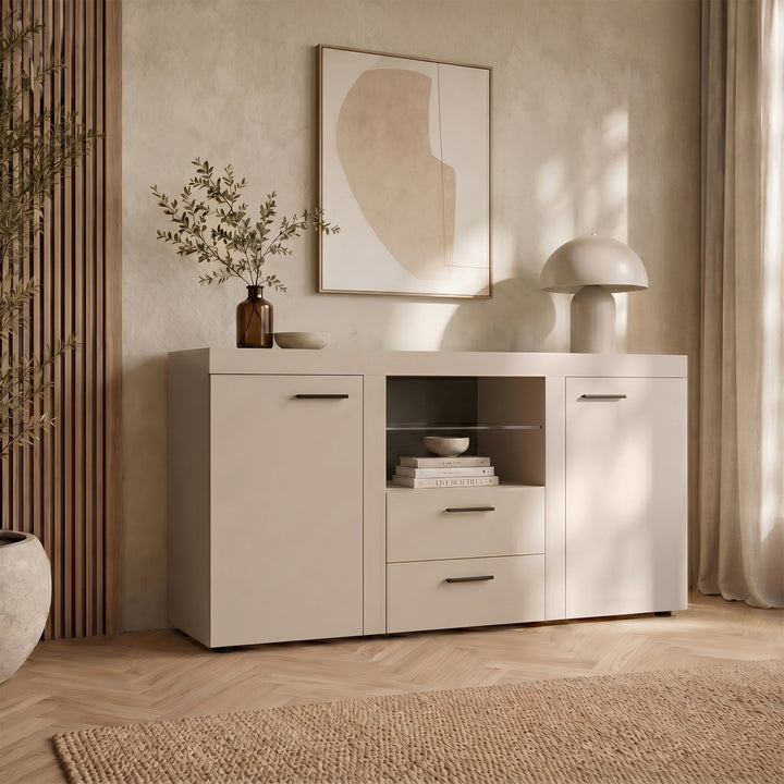 Norda - Dressoir - Beige - 157x40x82 cm