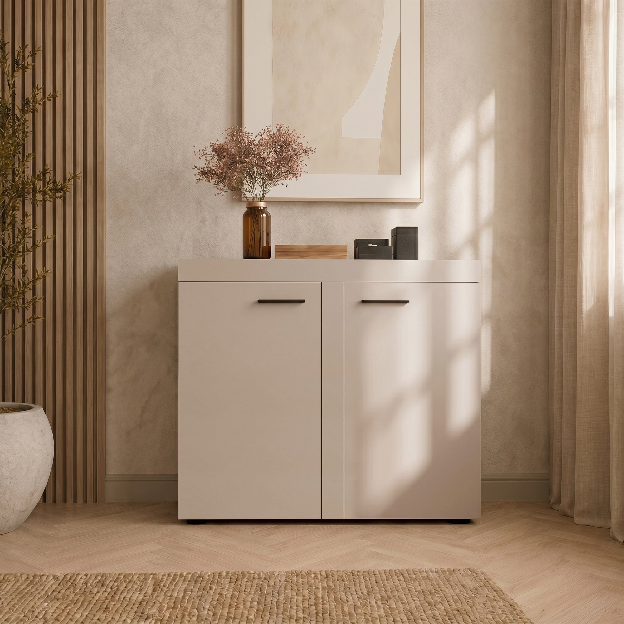 Norda - Dressoir - Beige - 98x40x82 cm