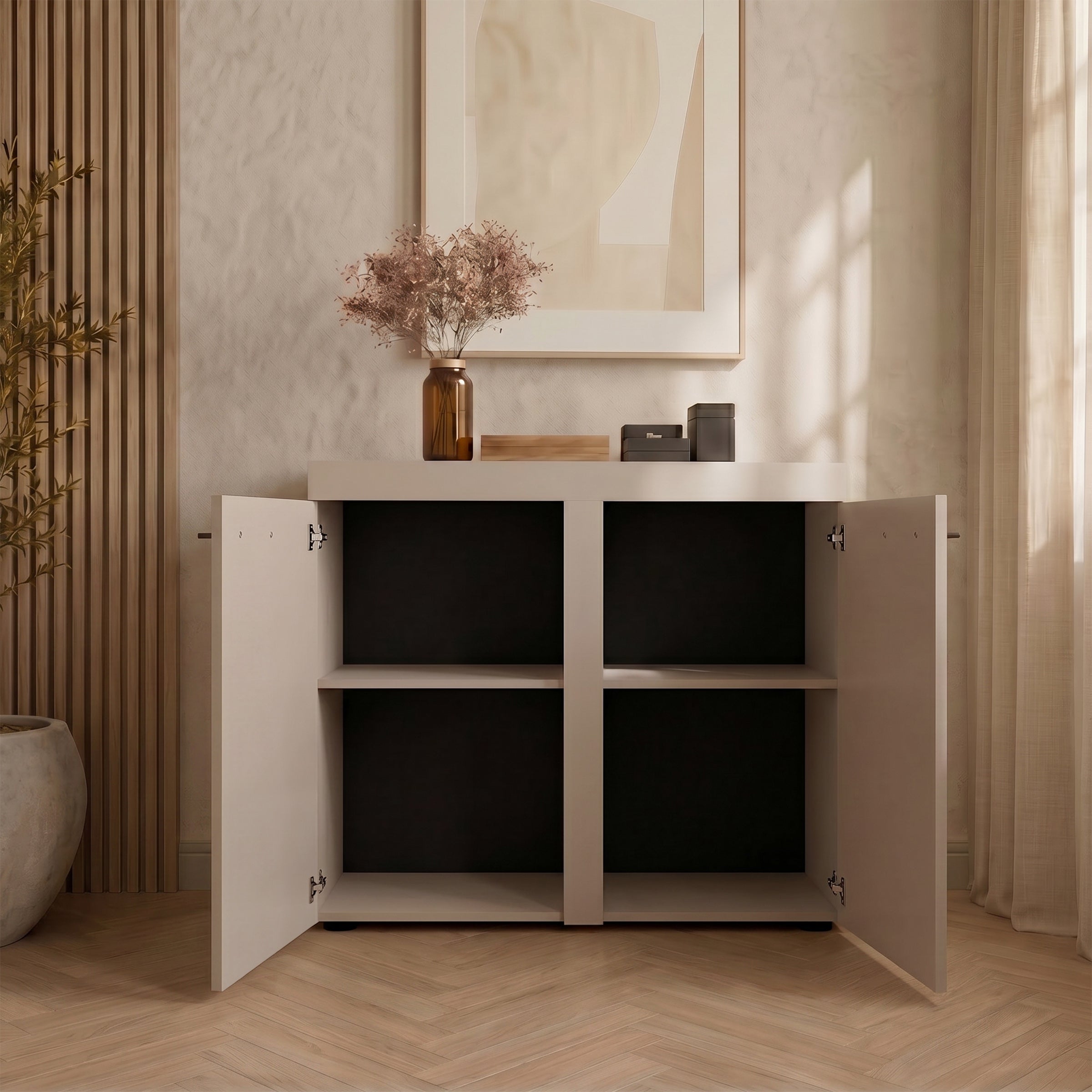 Norda - Dressoir - Beige - 98x40x82 cm