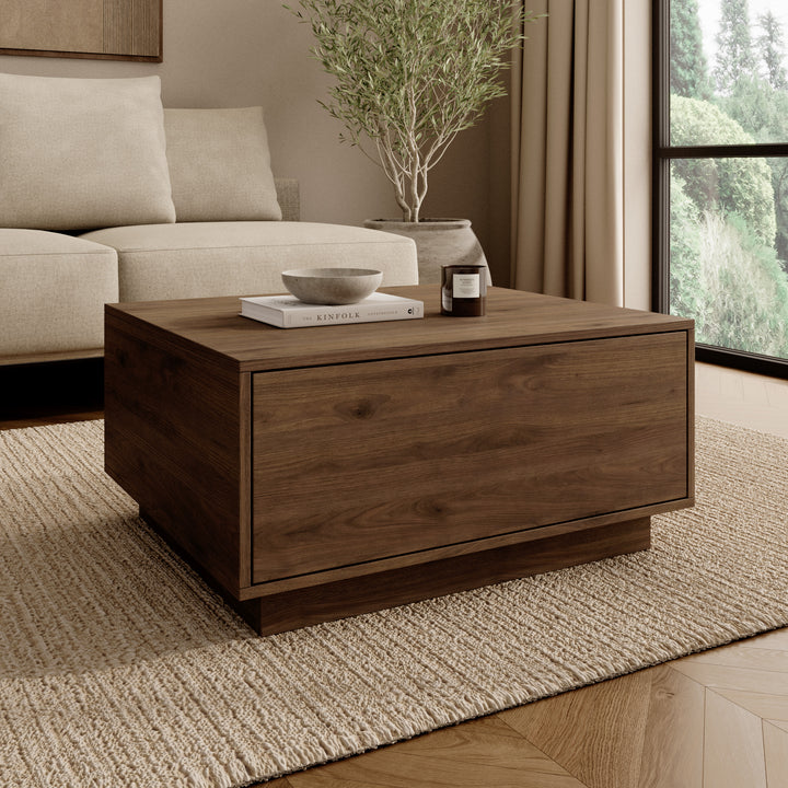 Noven - Salontafel - Walnootpatroon - 80x70x39 cm