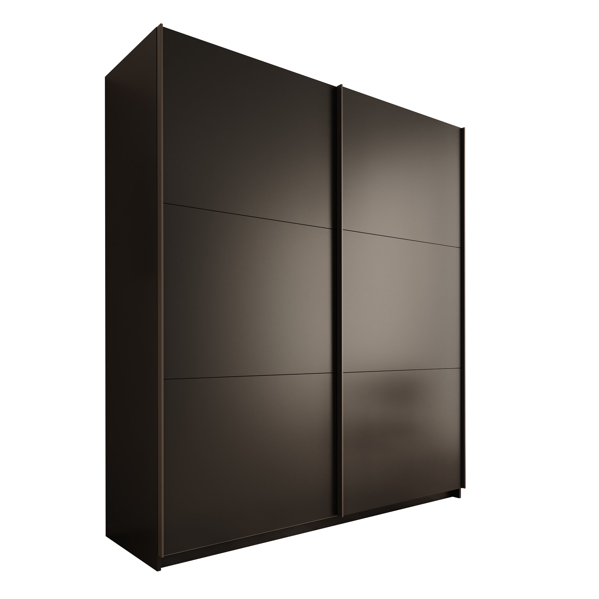 Nuvola - Kledingkast met schuifdeuren - Antraciet - 181x56x205 cm