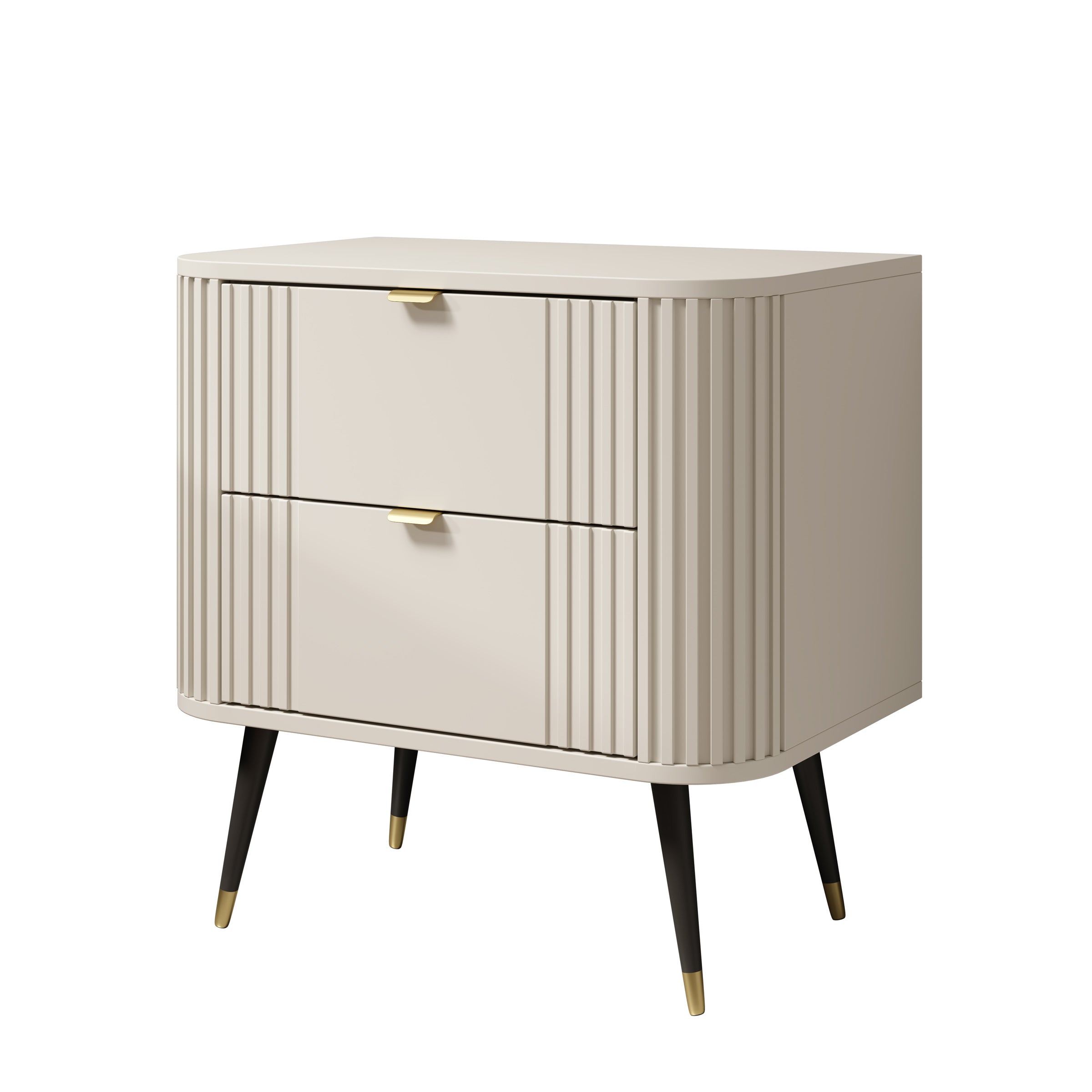 Oahu - Nachtkastje - Beige - 60x40x61 cm