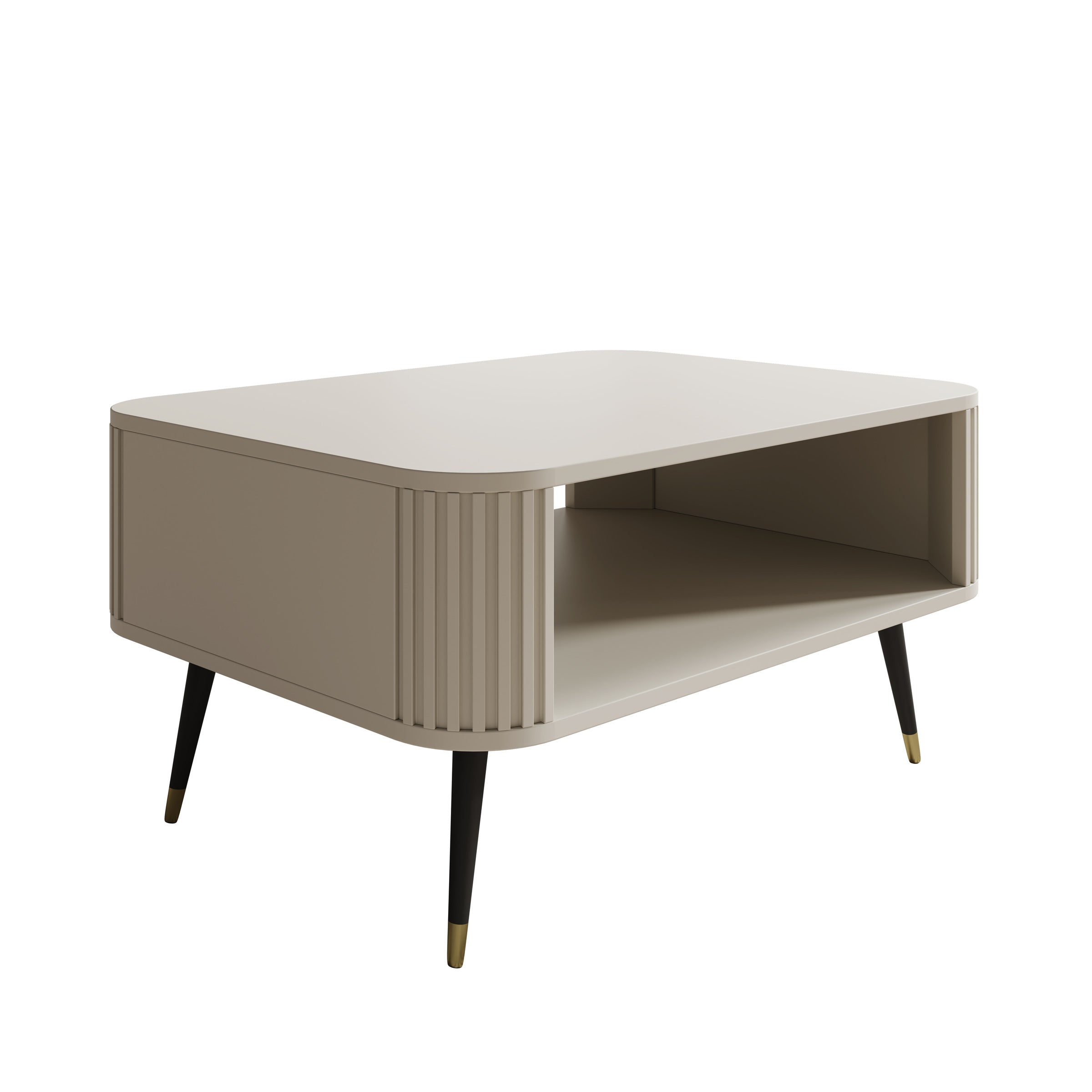 Oahu - Salontafel - Beige - 80x60x42 cm