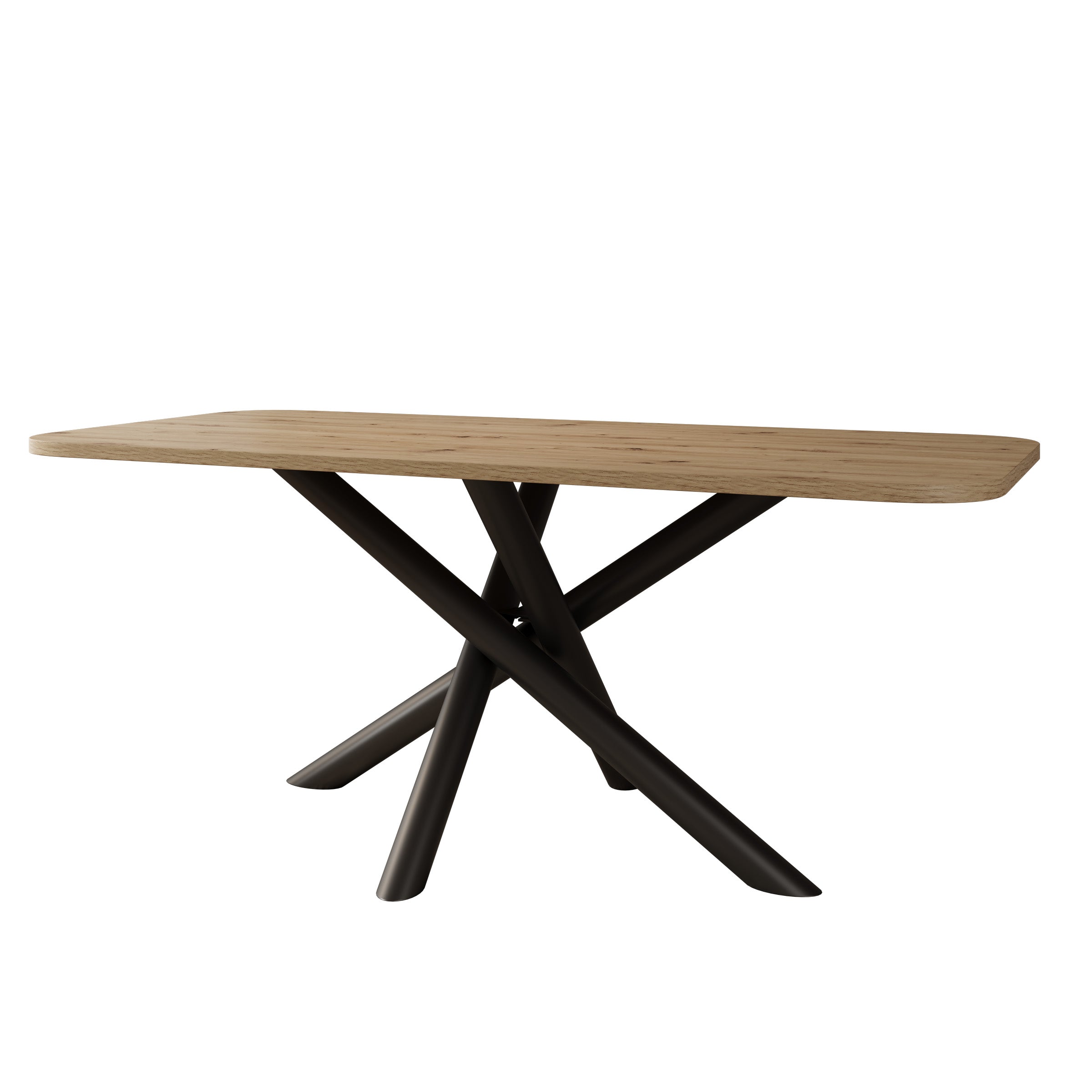 Odin - Eetkamertafel - Eikenpatroon - 185x90x76 cm