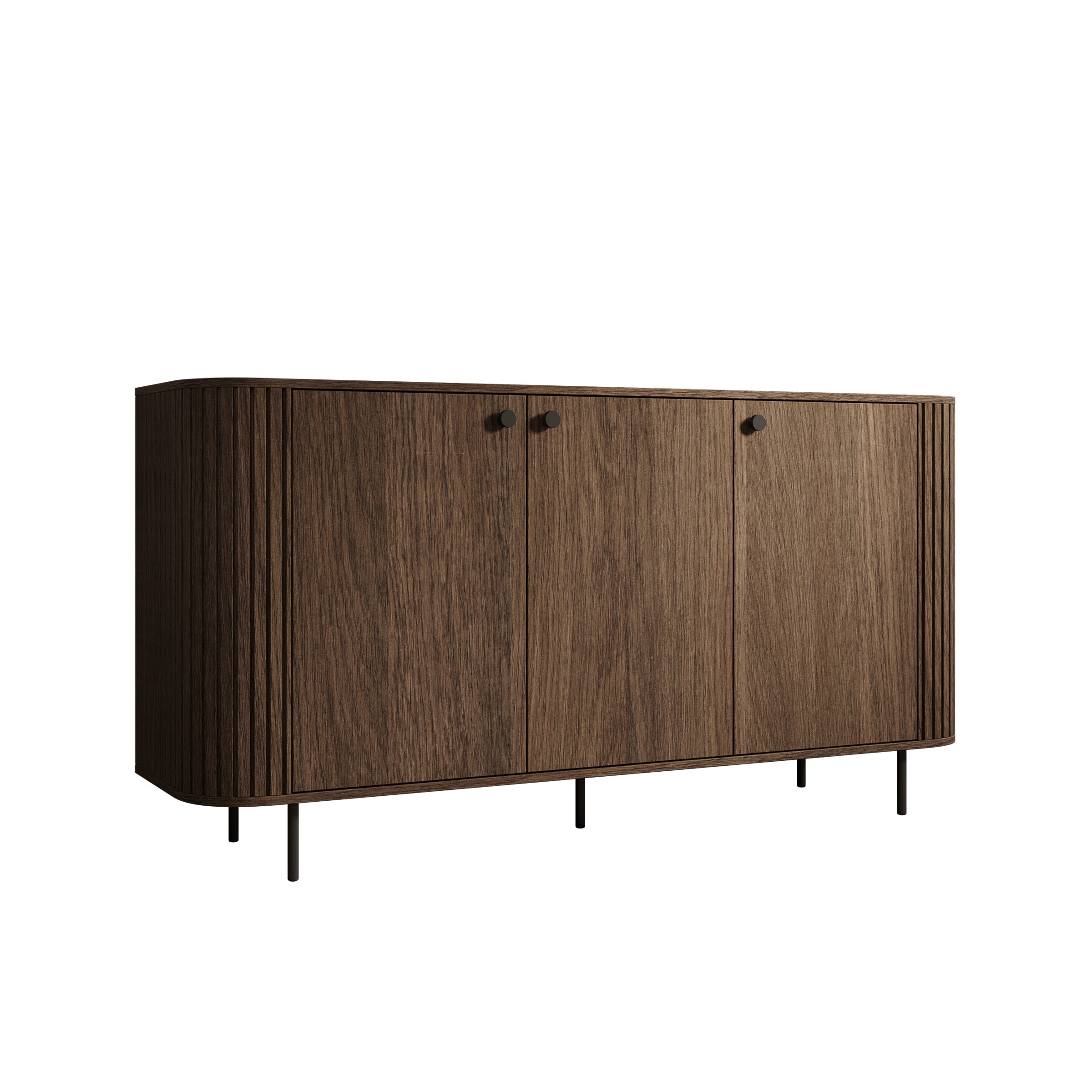 Olivea - Dressoir - Walnootpatroon - 165x42x85 cm