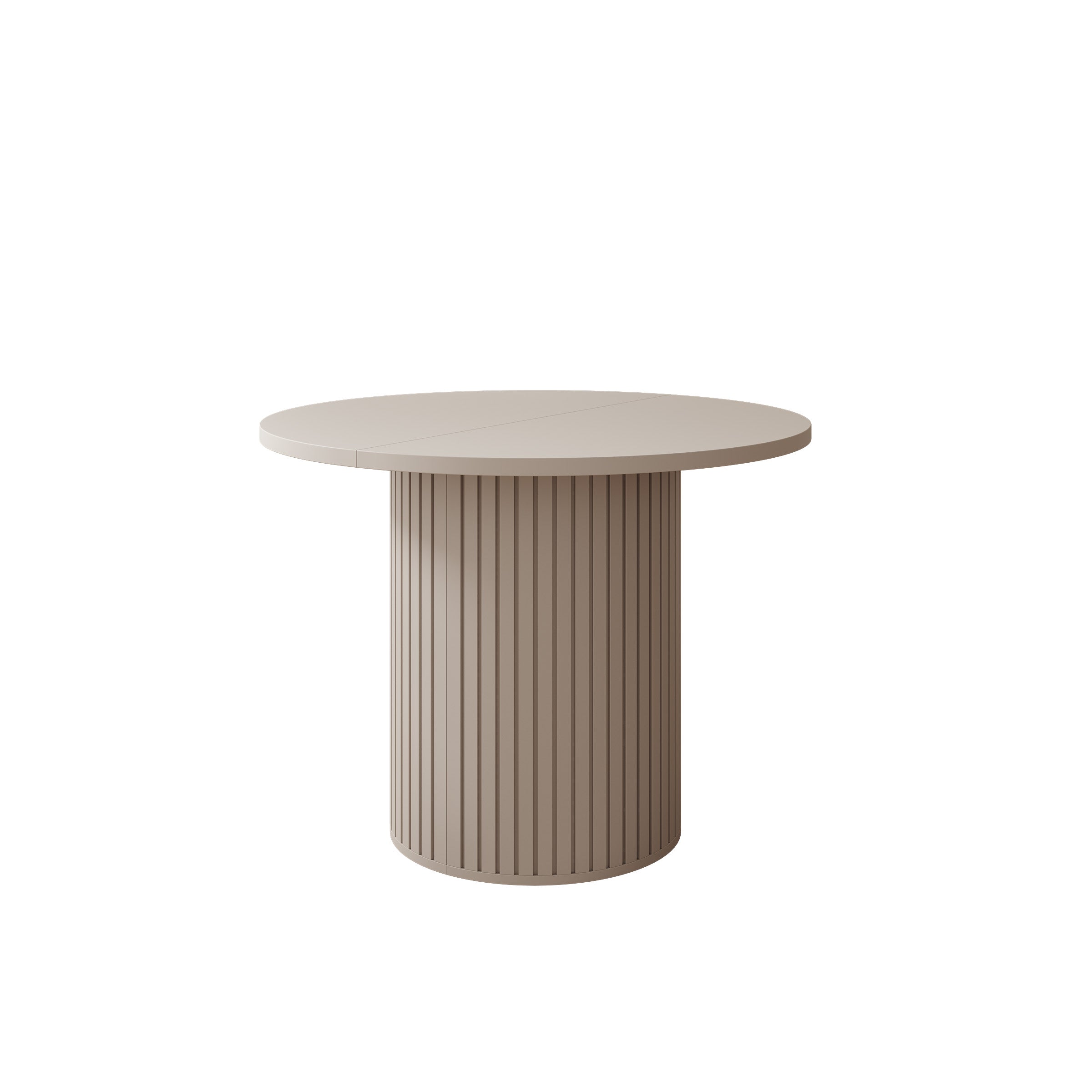 Olivea - Eetkamertafel  - Uitschuifbaar - Beige - 100x100x75 cm