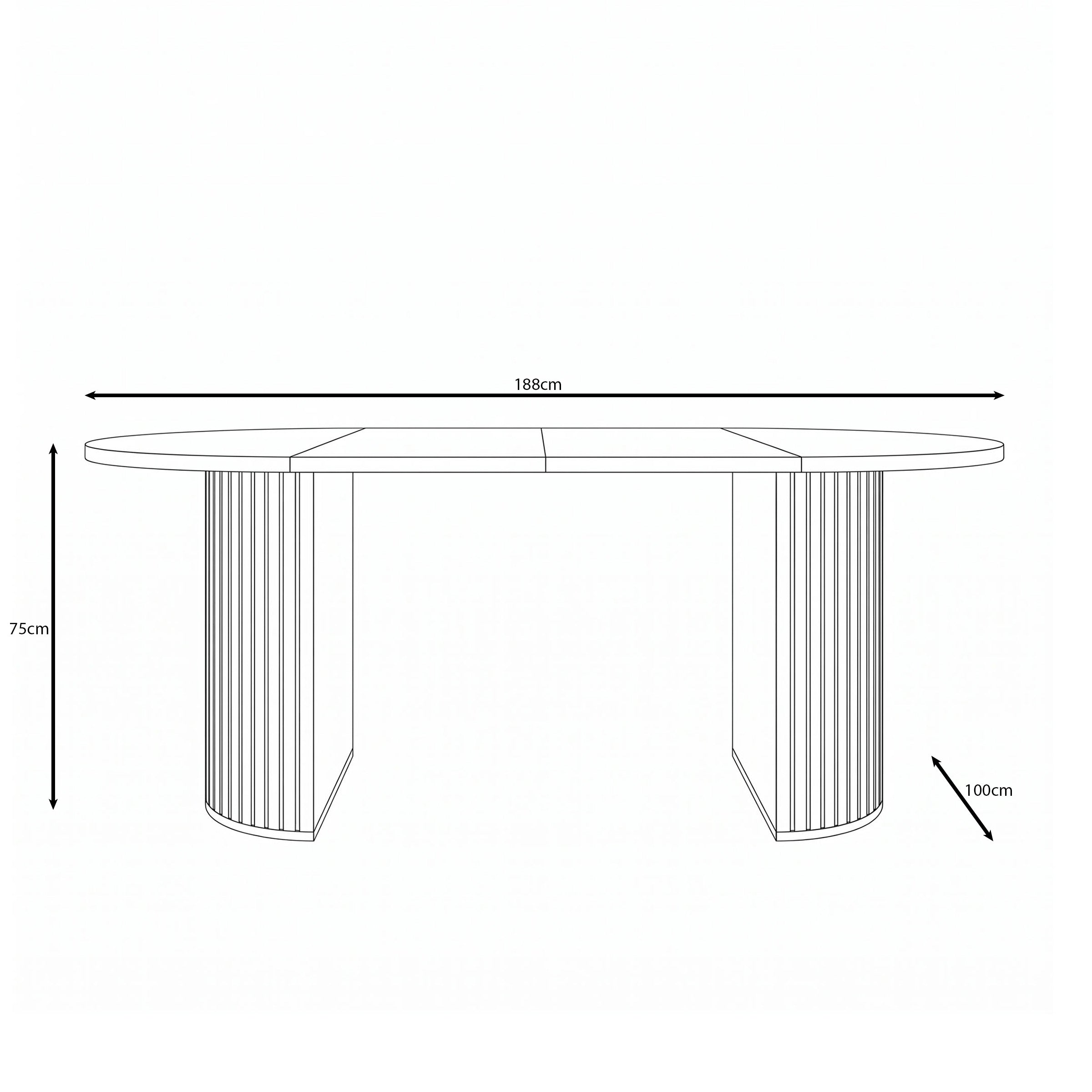 Olivea - Eetkamertafel  - Uitschuifbaar - Beige - 100x100x75 cm