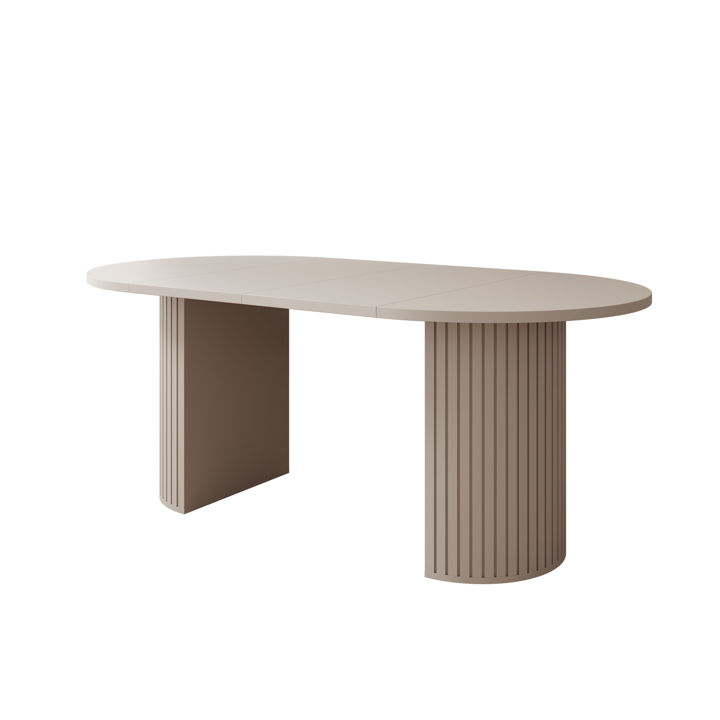 Olivea - Eetkamertafel  - Uitschuifbaar - Beige - 100x100x75 cm