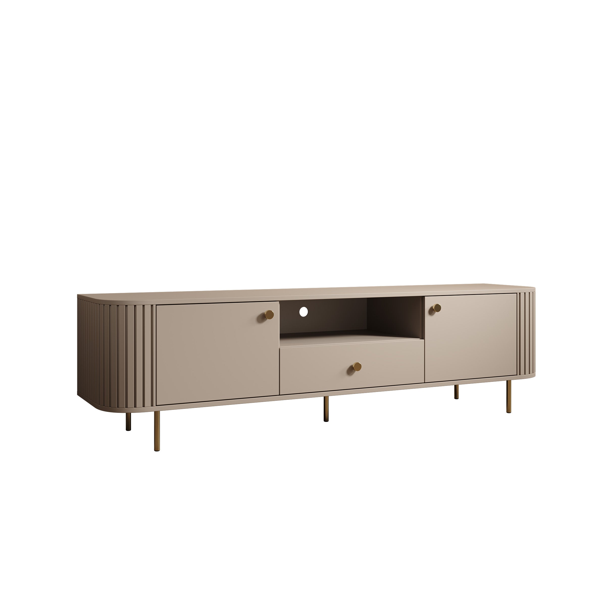 Olivea - TV-Meubel - Beige - 181x43x50 cm