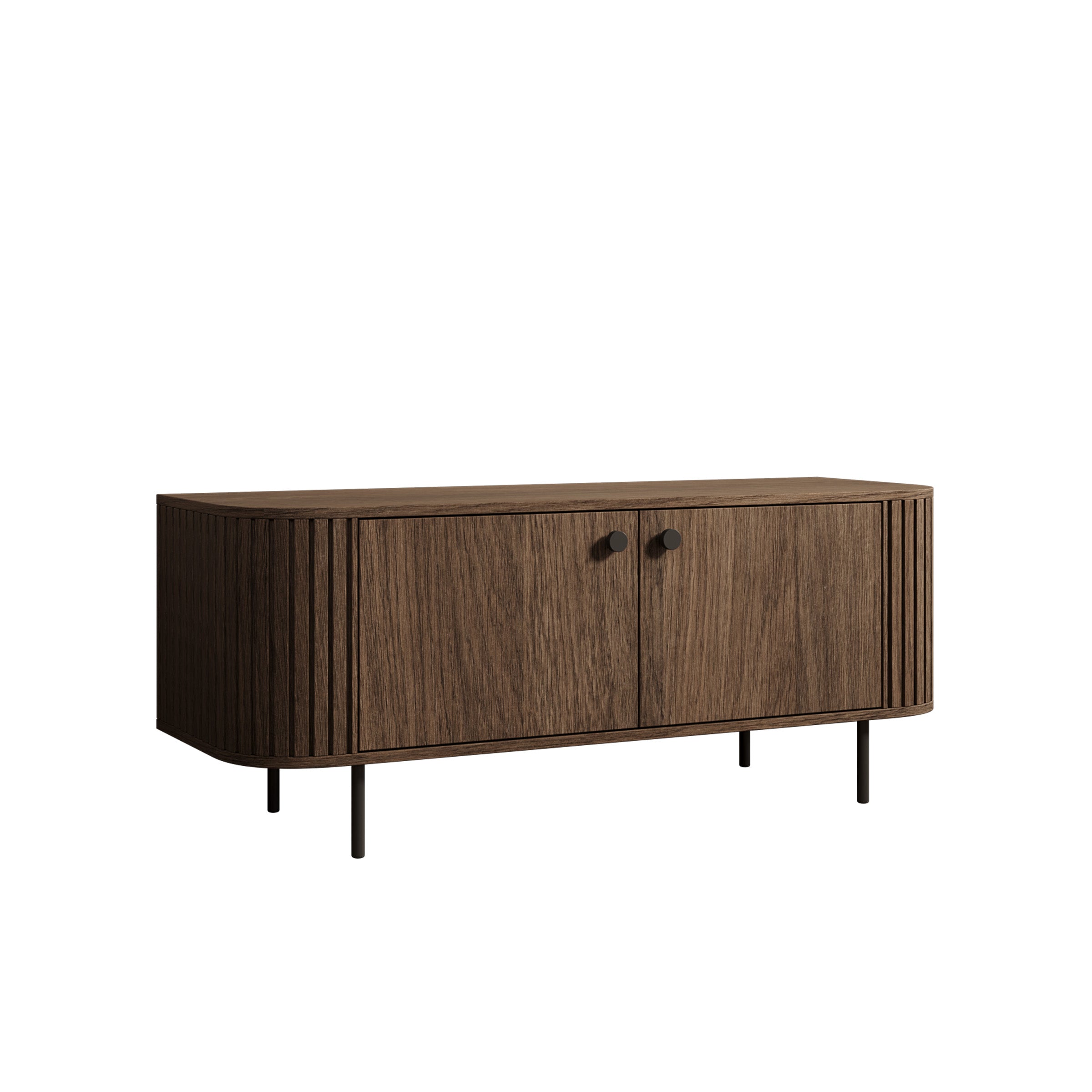 Olivea - TV-Meubel - Walnootpatroon - 123x43x50 cm