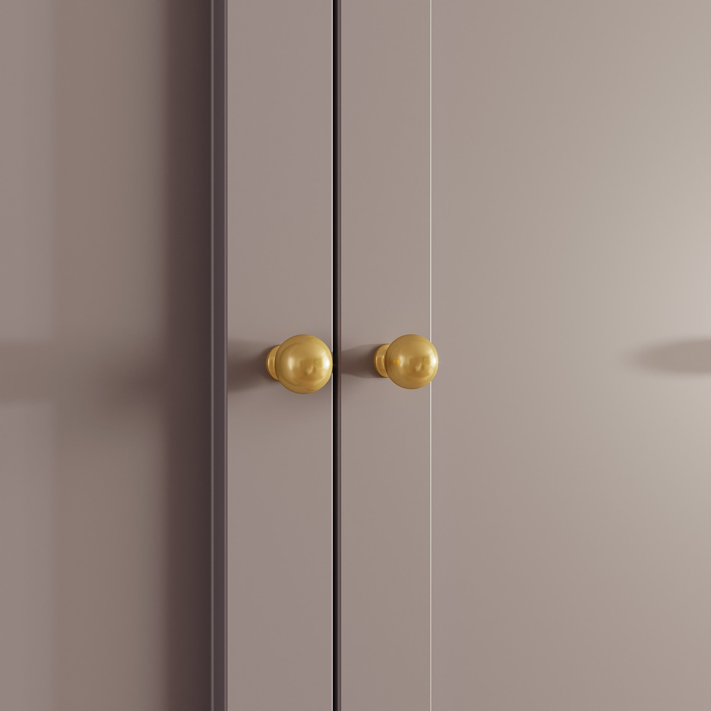 Onima - Kledingkast 3-deurs - Beige - 150x50x202 cm