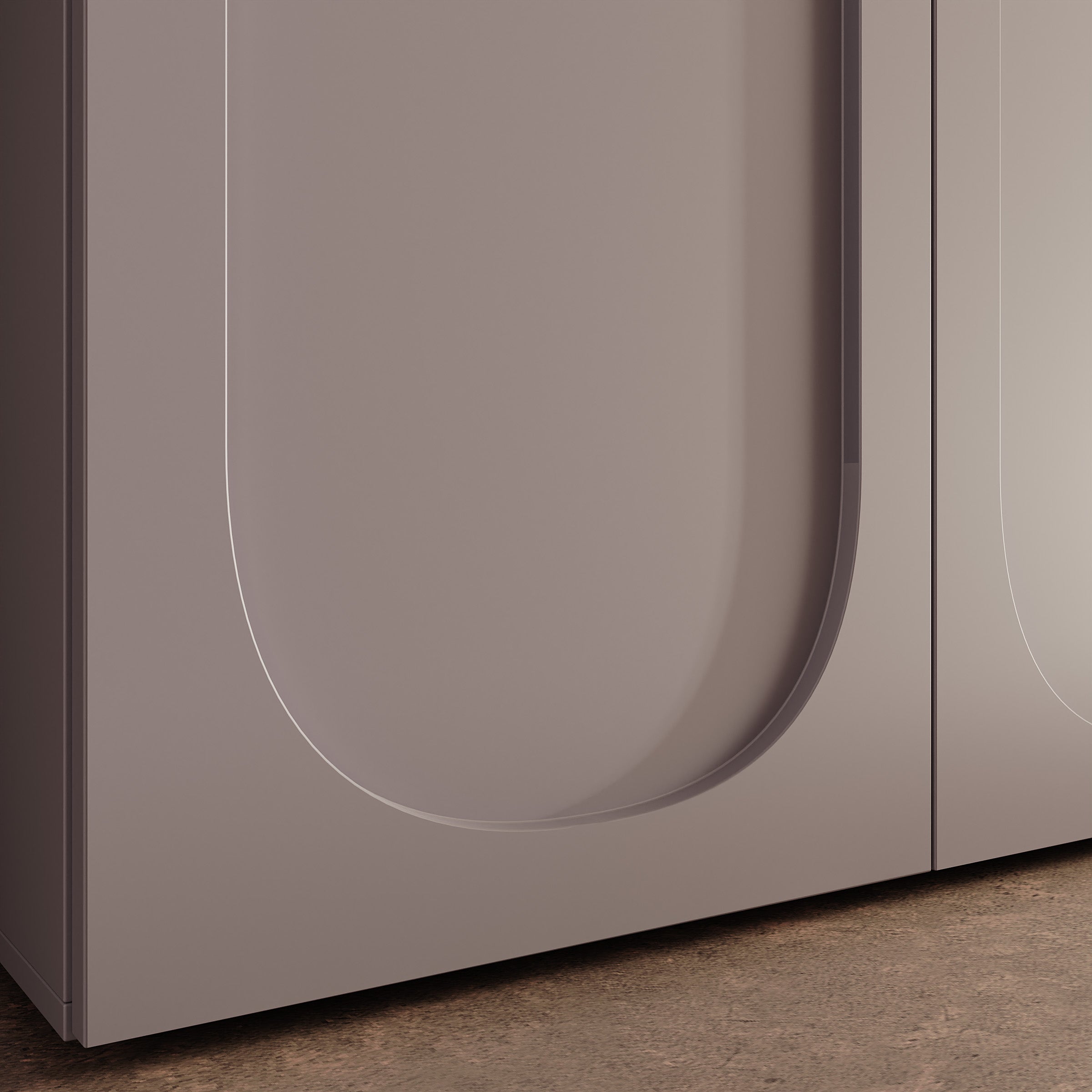Onima - Kledingkast 3-deurs - Beige - 150x50x202 cm