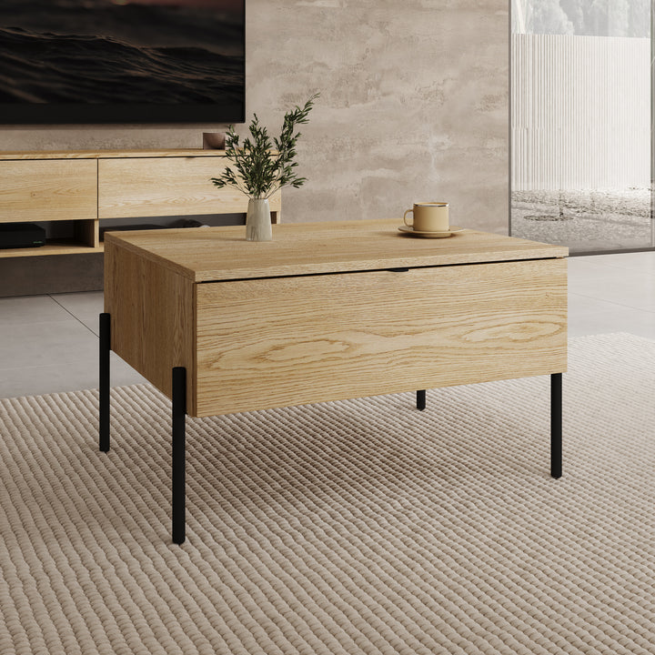 Oriya - Salontafel - Eikenpatroon - 70x60x43 cm