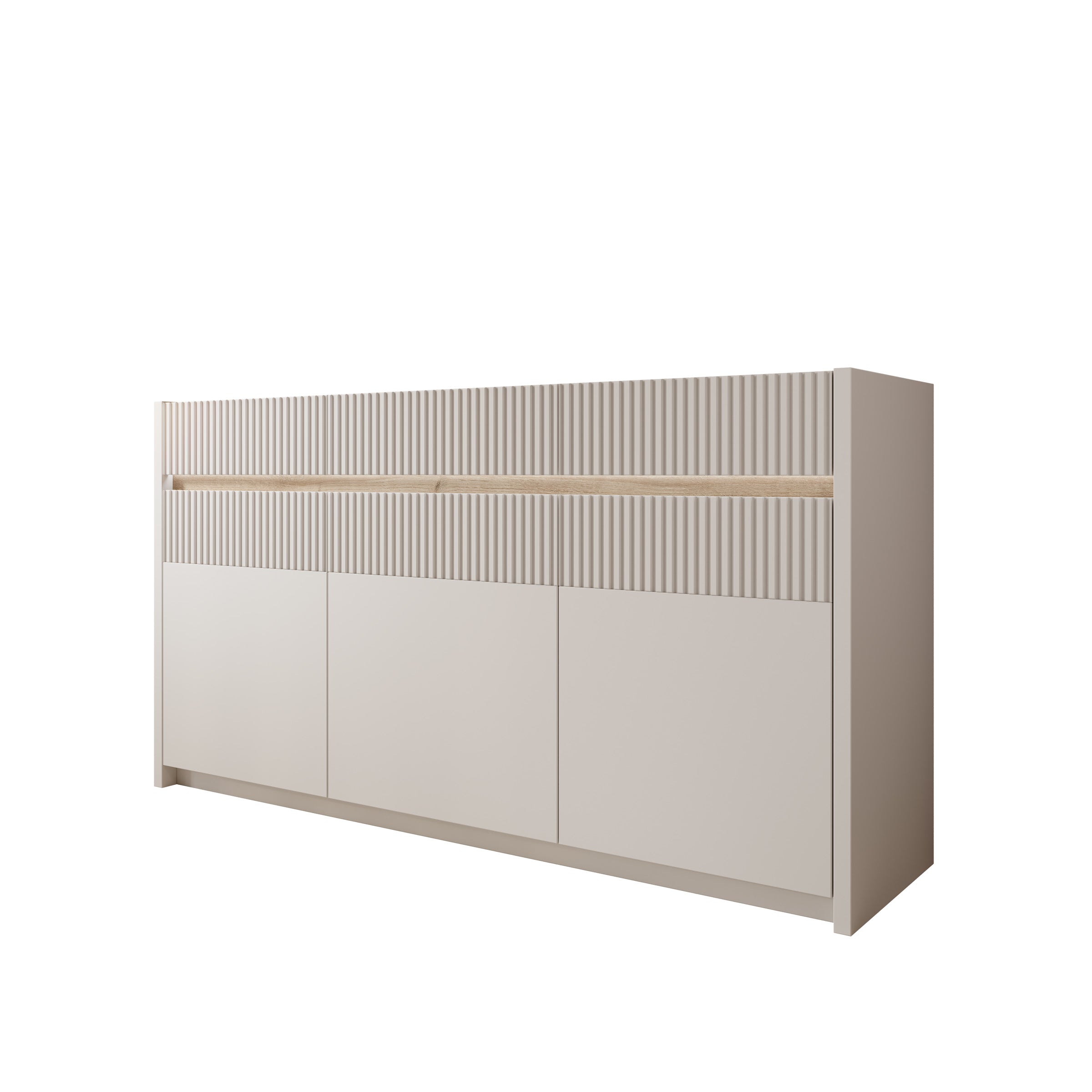 Orlano - Dressoir - Beige - 160x42x86 cm