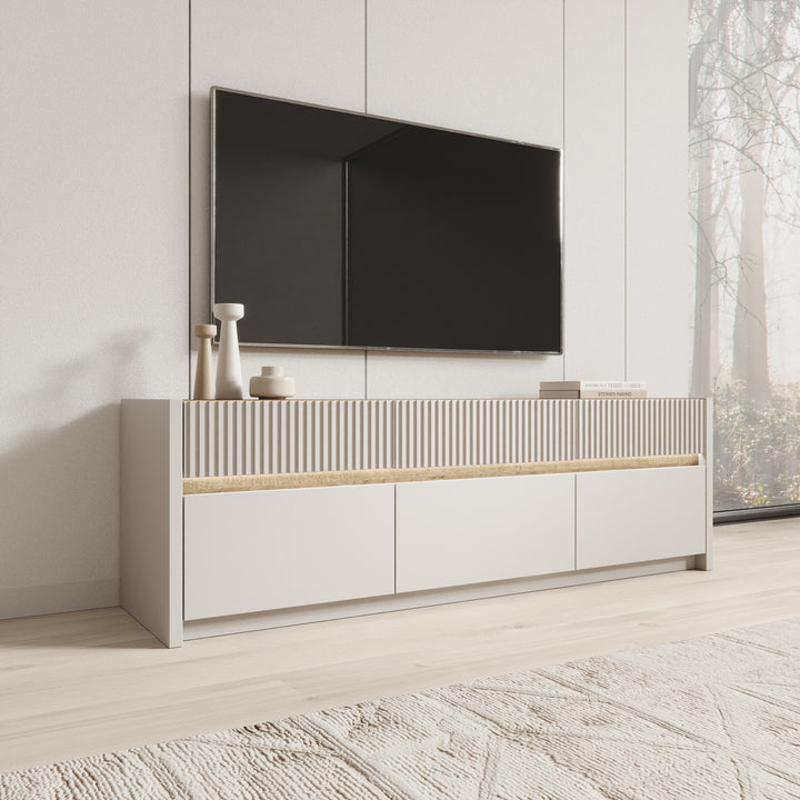 Orlano - TV-Meubel - Beige - 160x42x51 cm