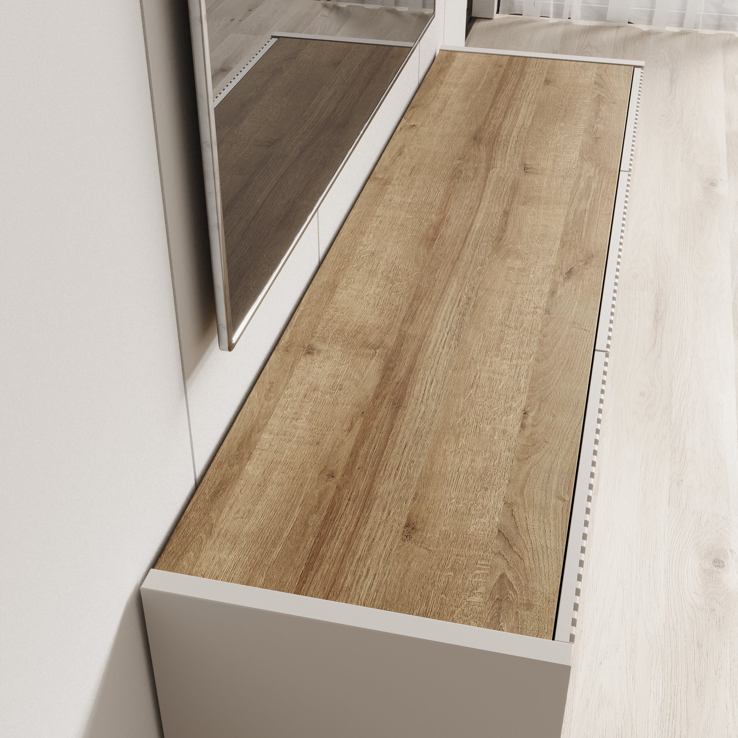 Orlano - TV-Meubel - Beige - 160x42x51 cm