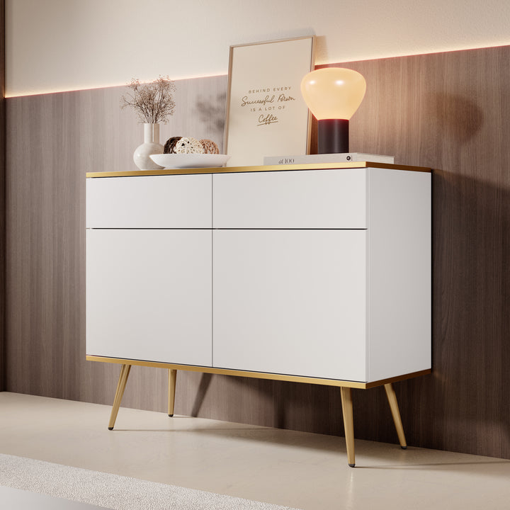 Orleans - Dressoir - Wit - 107x39x85 cm