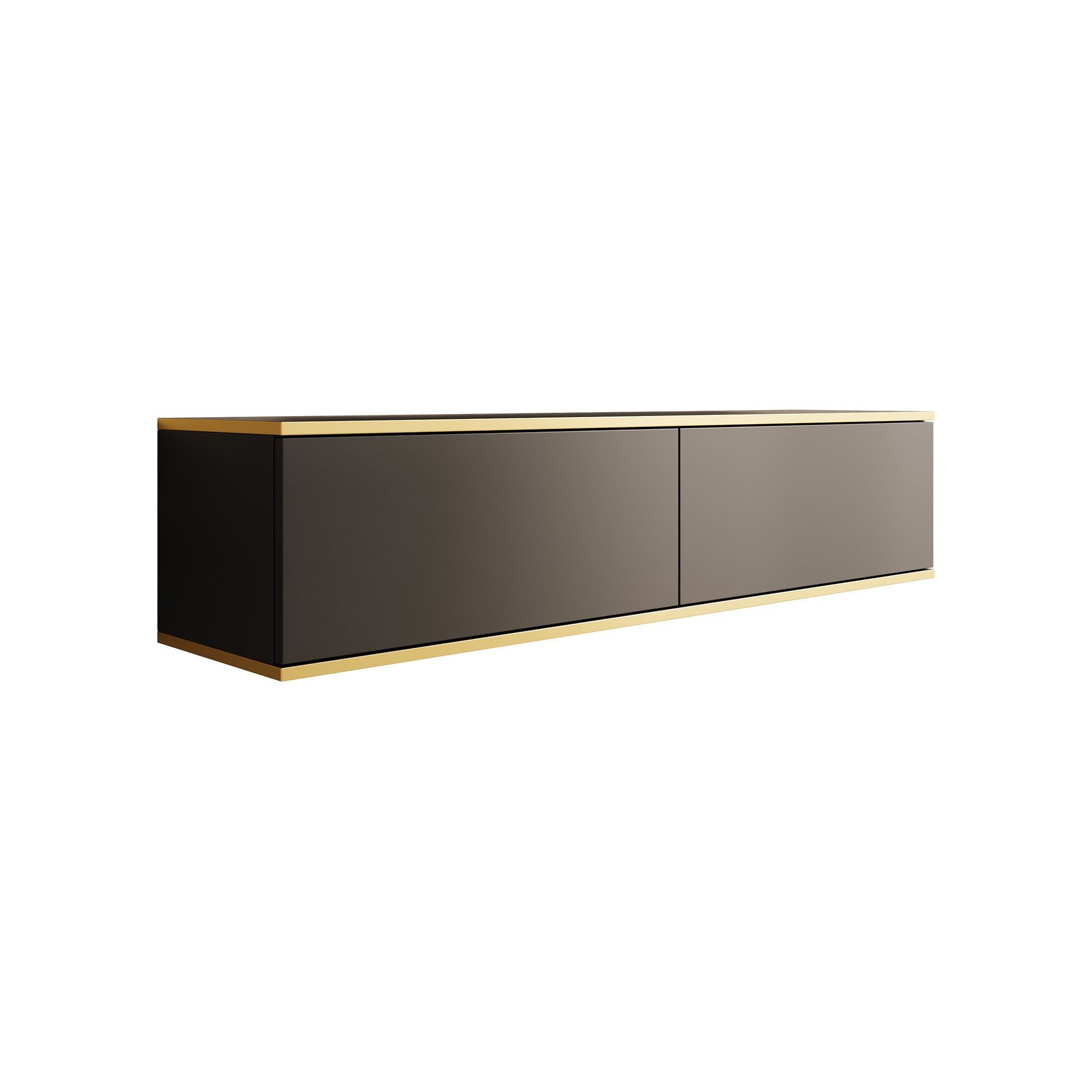 Orleans - TV-Meubel - Zwart  - 135x32x30 cm