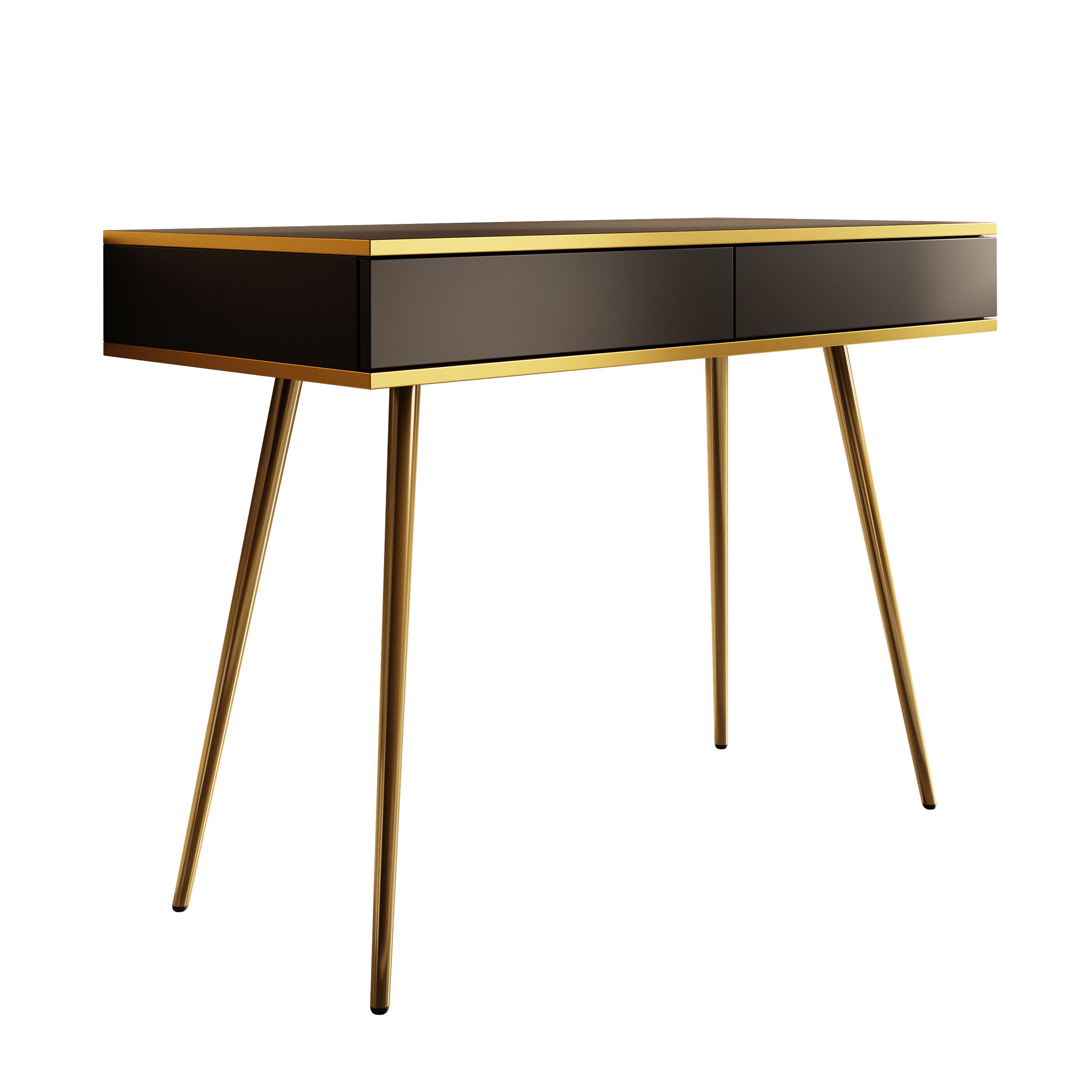 Orleans - Kaptafel - Zwart - 102x50 cm
