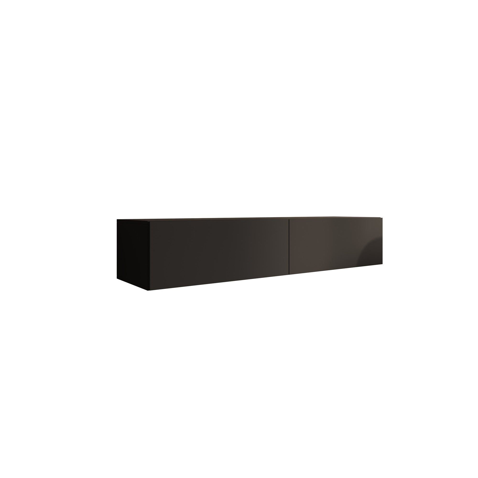 Palm - TV-Meubel - Mat zwart - 160x40x30 cm