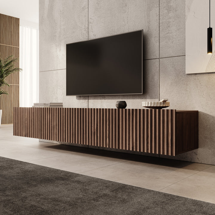 Pepinos - TV-Meubel - Walnootpatroon - 200x42x33 cm