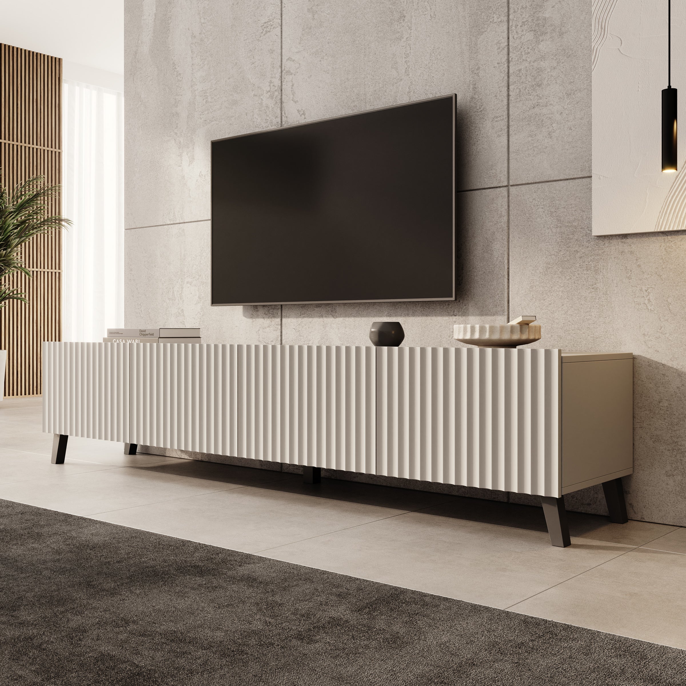 Pepinos 2 - TV-Meubel - Beige - 200x42x44 cm