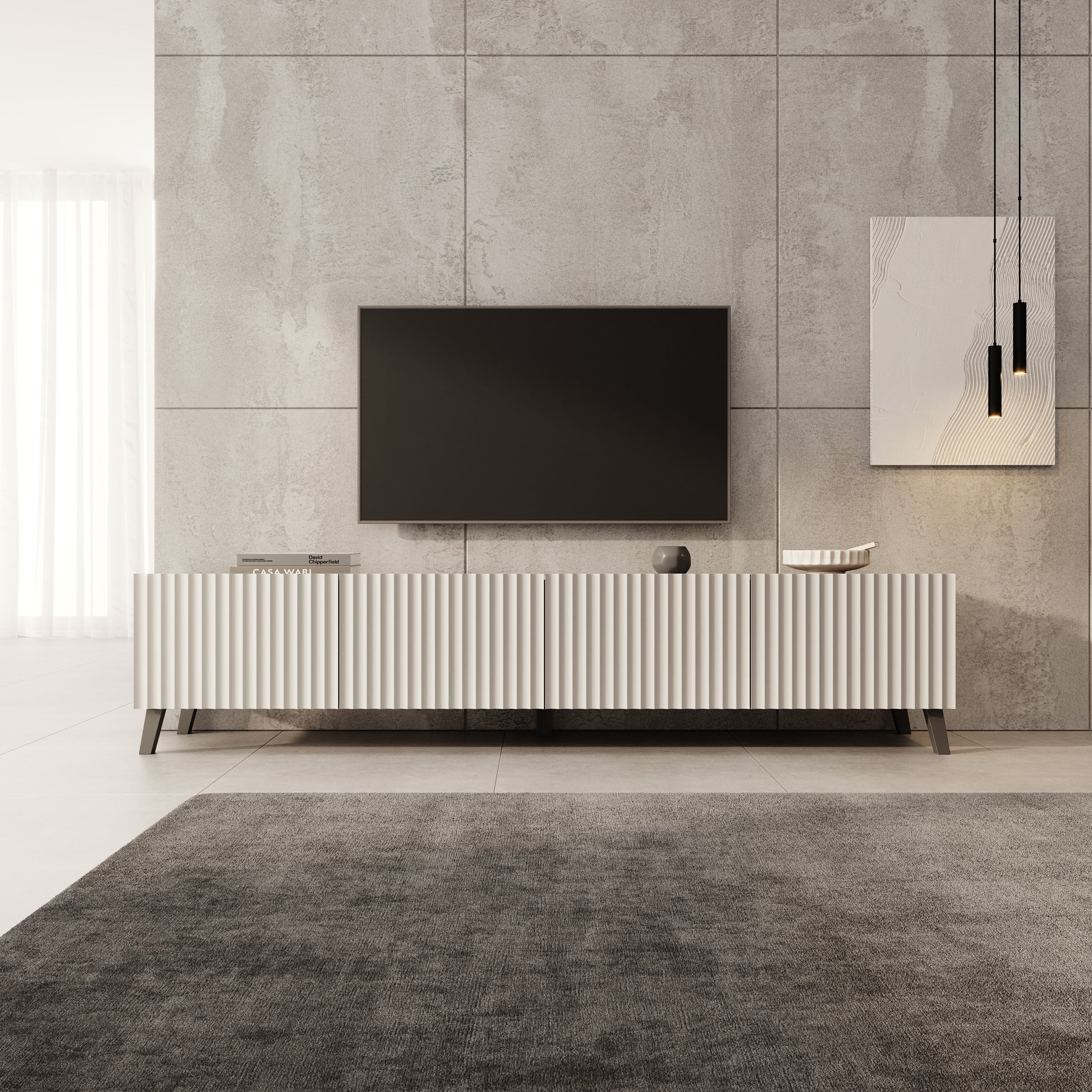 Pepinos 2 - TV-Meubel - Beige - 200x42x44 cm